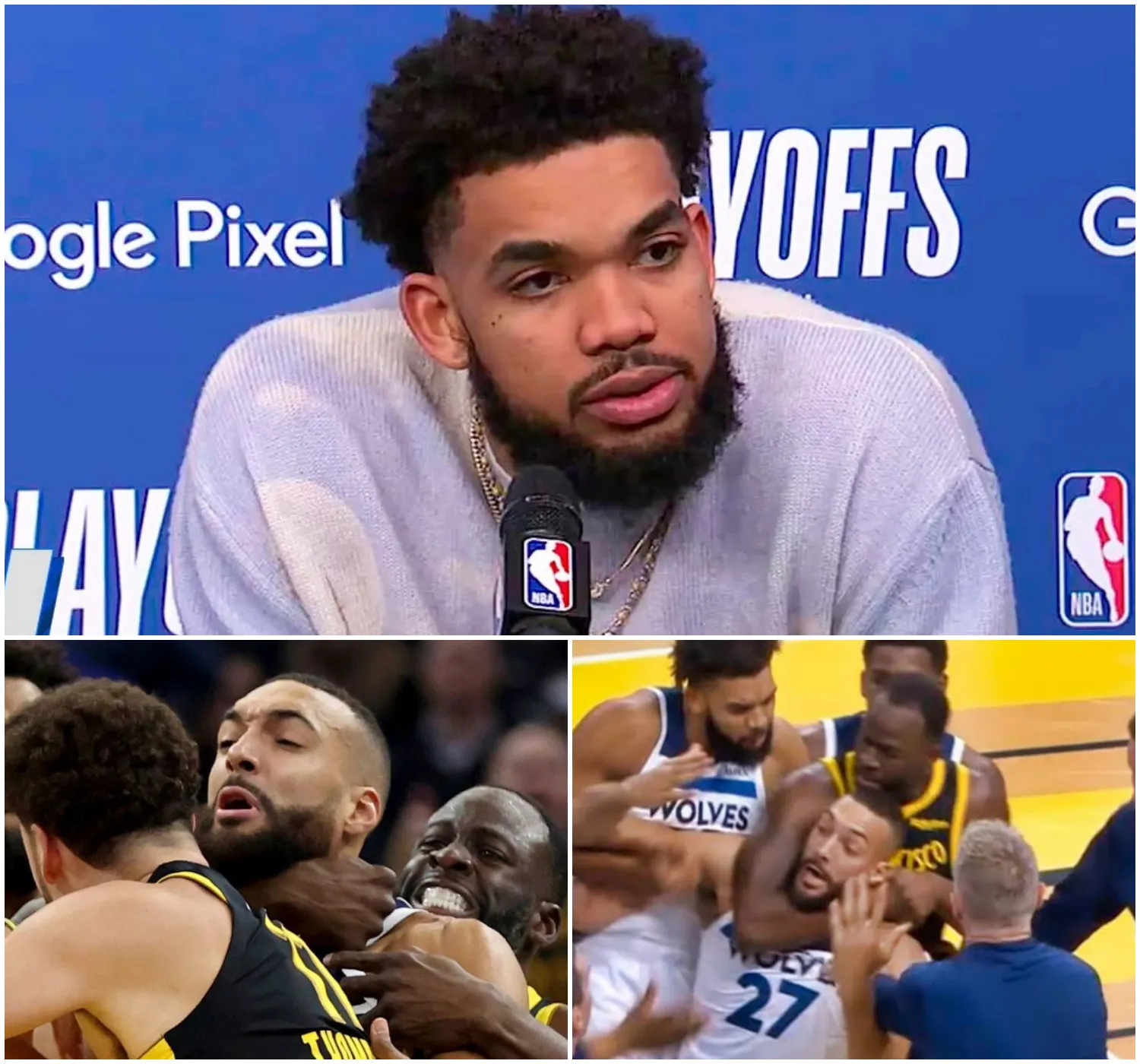 Karl-Anthony Towns Is In Stitches As He Recalls Draymond Green And Rudy ...