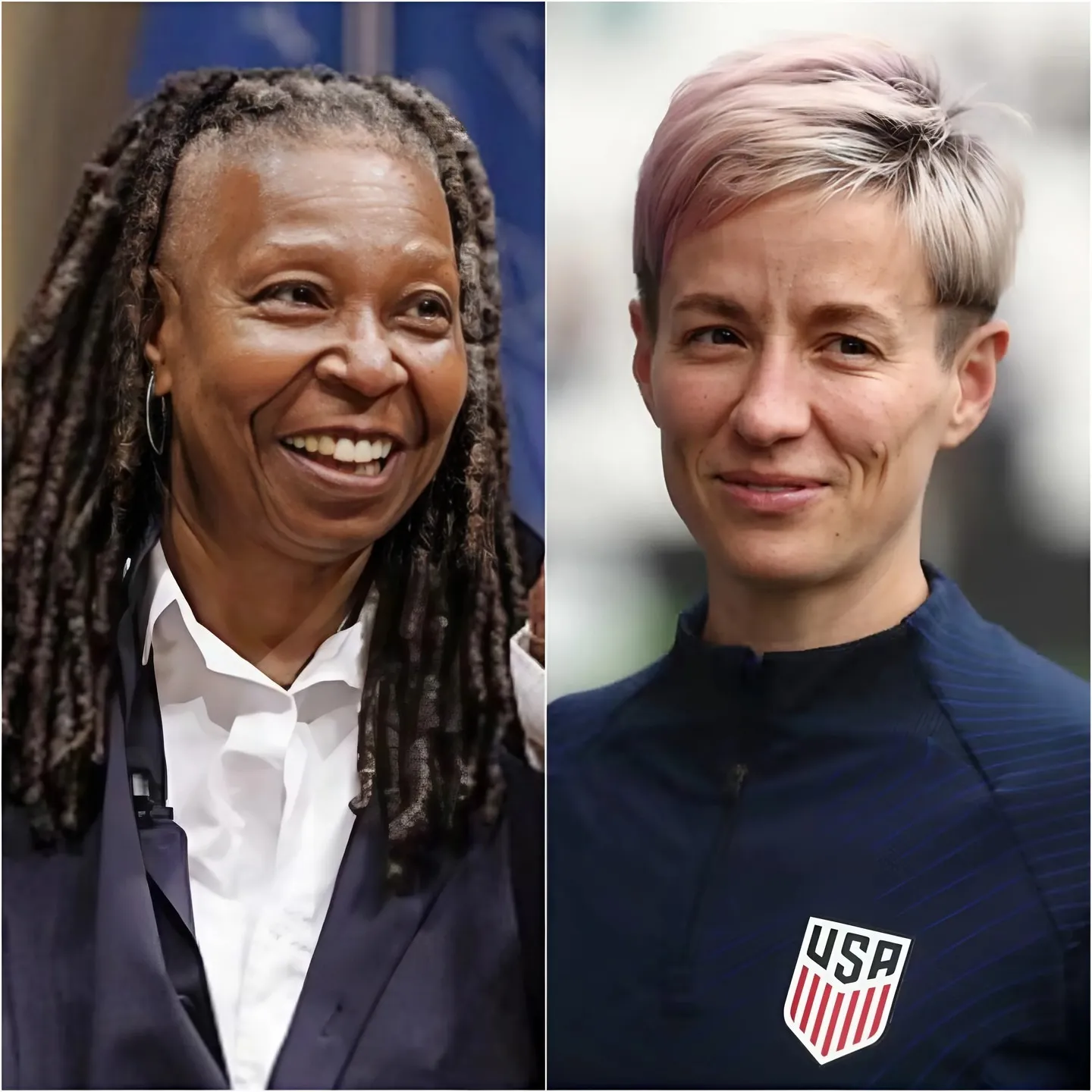 Cover Image for Whoopi Goldberg e Megan Rapinoe vão deixar a América em breve: ‘Não temos respeito aqui’