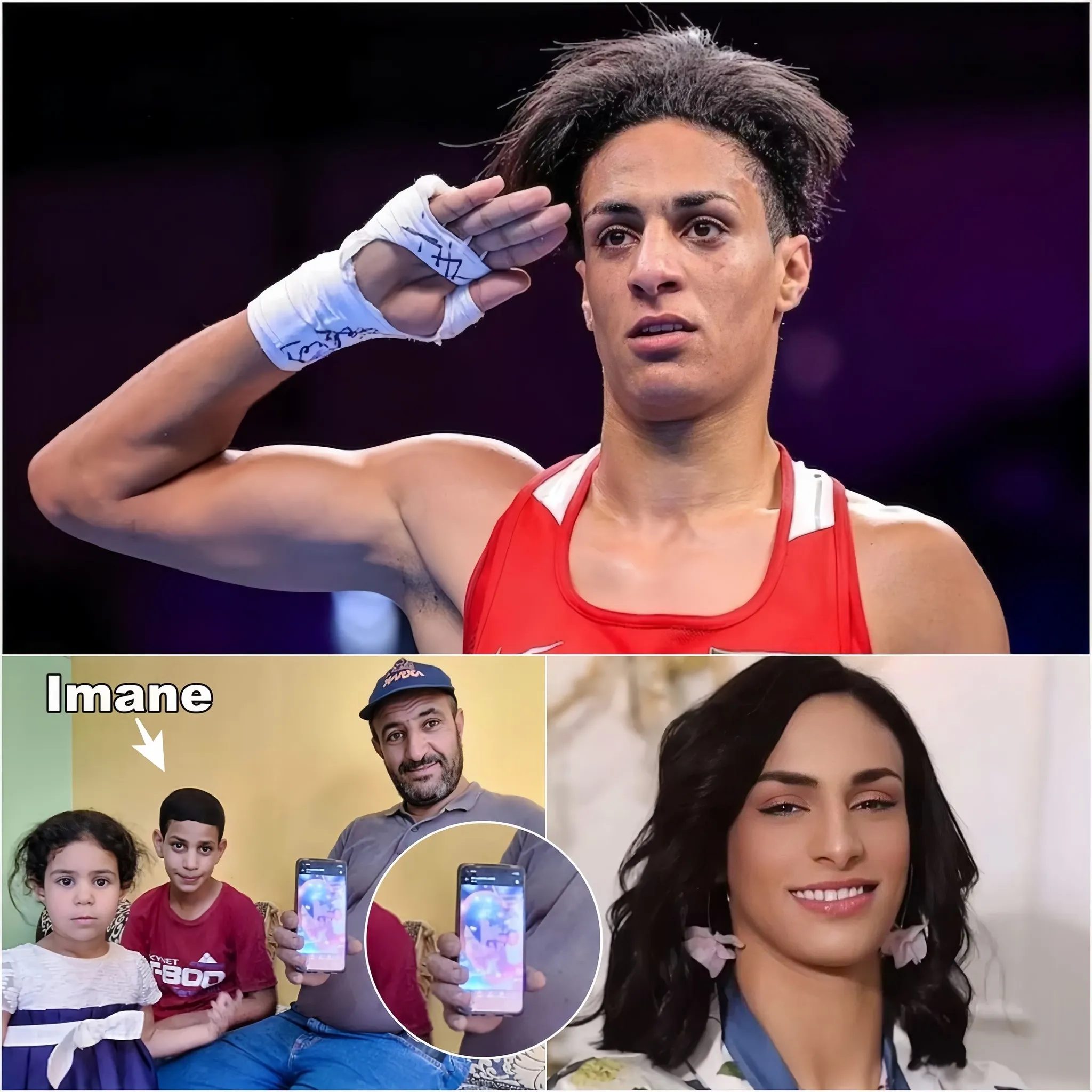 Cover Image for Imane Khelif’s Father Speaks Out on Gender Identity of the 2024 Olympic Boxing Champion, Declaring “She’s Transgender, Not a Boy,” Amid Growing Controversy