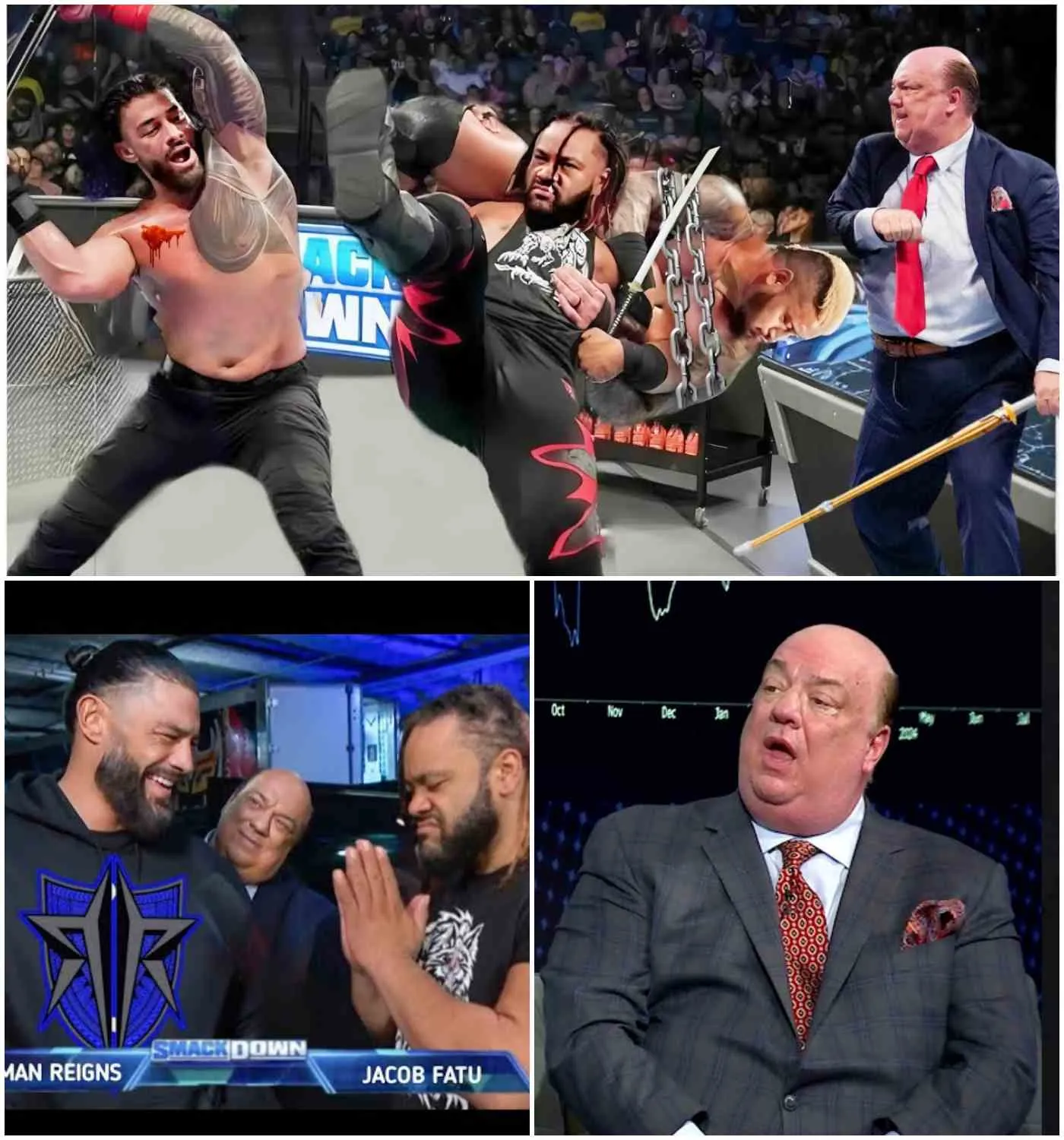 Cover Image for WWE Nov 7 2024 _ Paul Heyman Return and Reunited With Roman Reigns and Destroy The New Bloodline