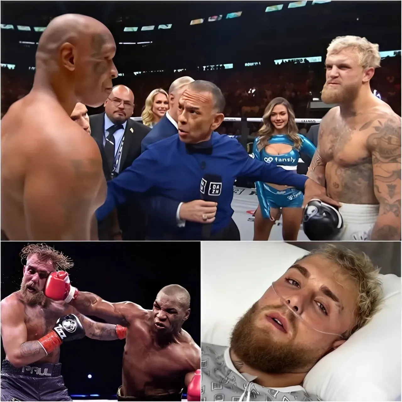 Cover Image for Mike Tyson Destroza A Jake Paul En Un Fulminante Nocaut De 40 Segundos, Sorprendiendo A Los Fanáticos En Un Choque Inolvidable