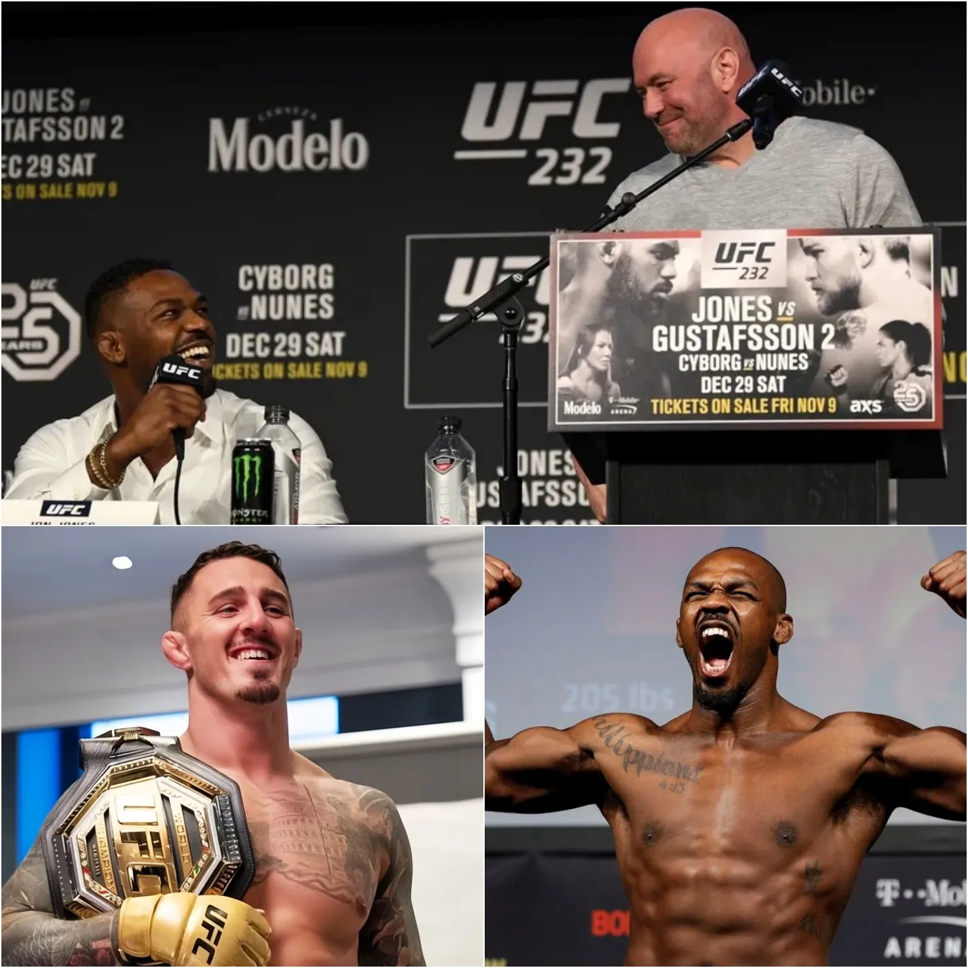 Cover Image for Jon Jones’ Future on the Line – Dana White Teases Explosive Showdown with Tom Aspinall if Jones Returns After Saturday!