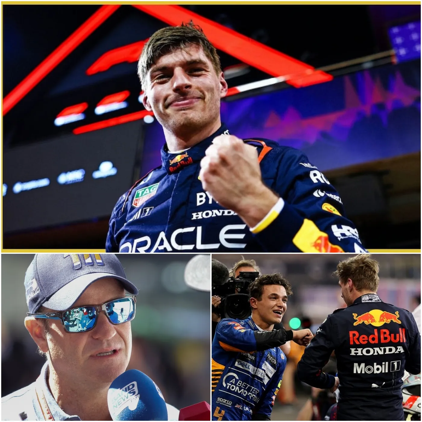 Cover Image for Rubens Barrichello Reveals Max Verstappen Has the “Edge” Over Lando Norris in the Championship Race