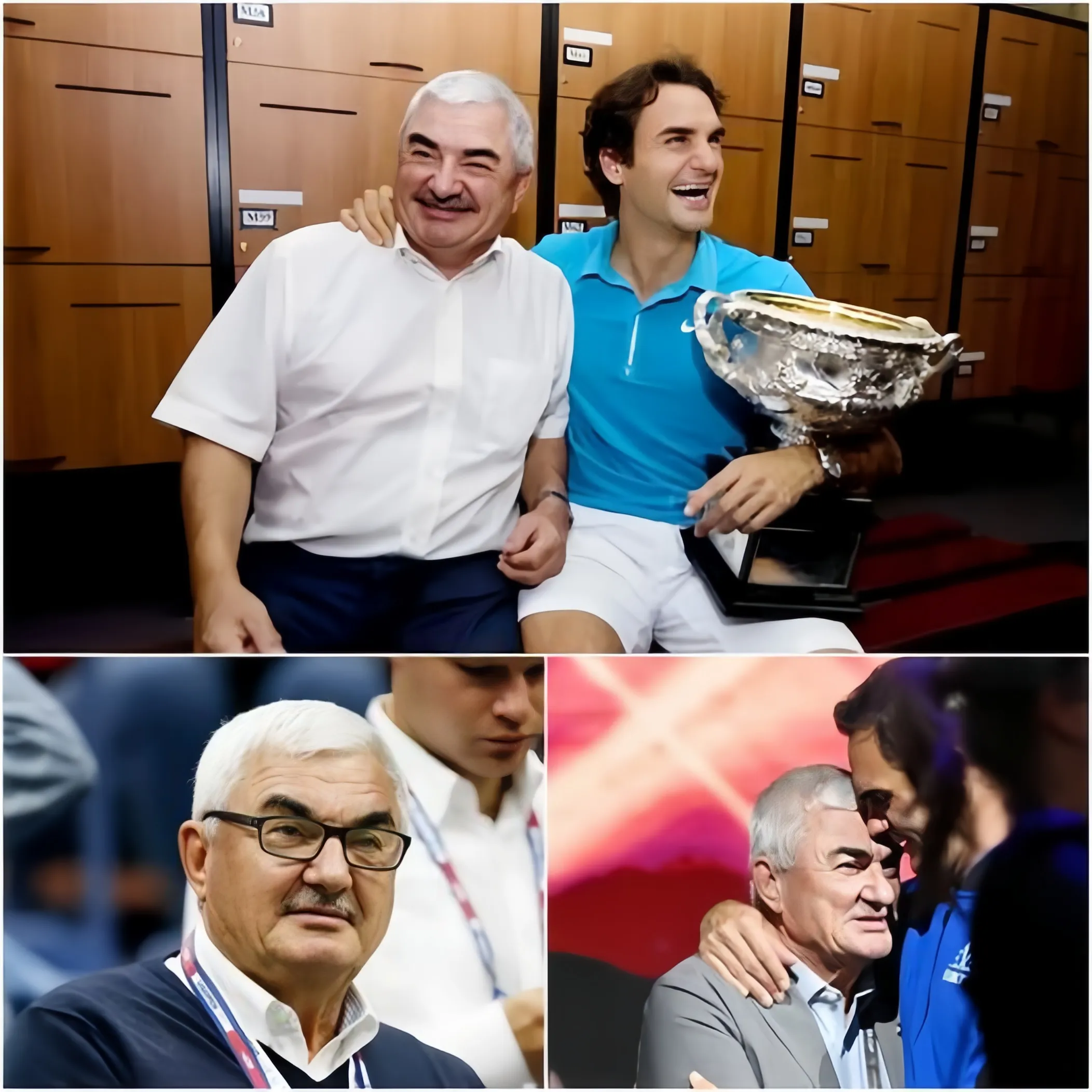 Cover Image for Roger Federer And His Father Robert Federer Share A Precious Moment With Each Other And His Special Gift