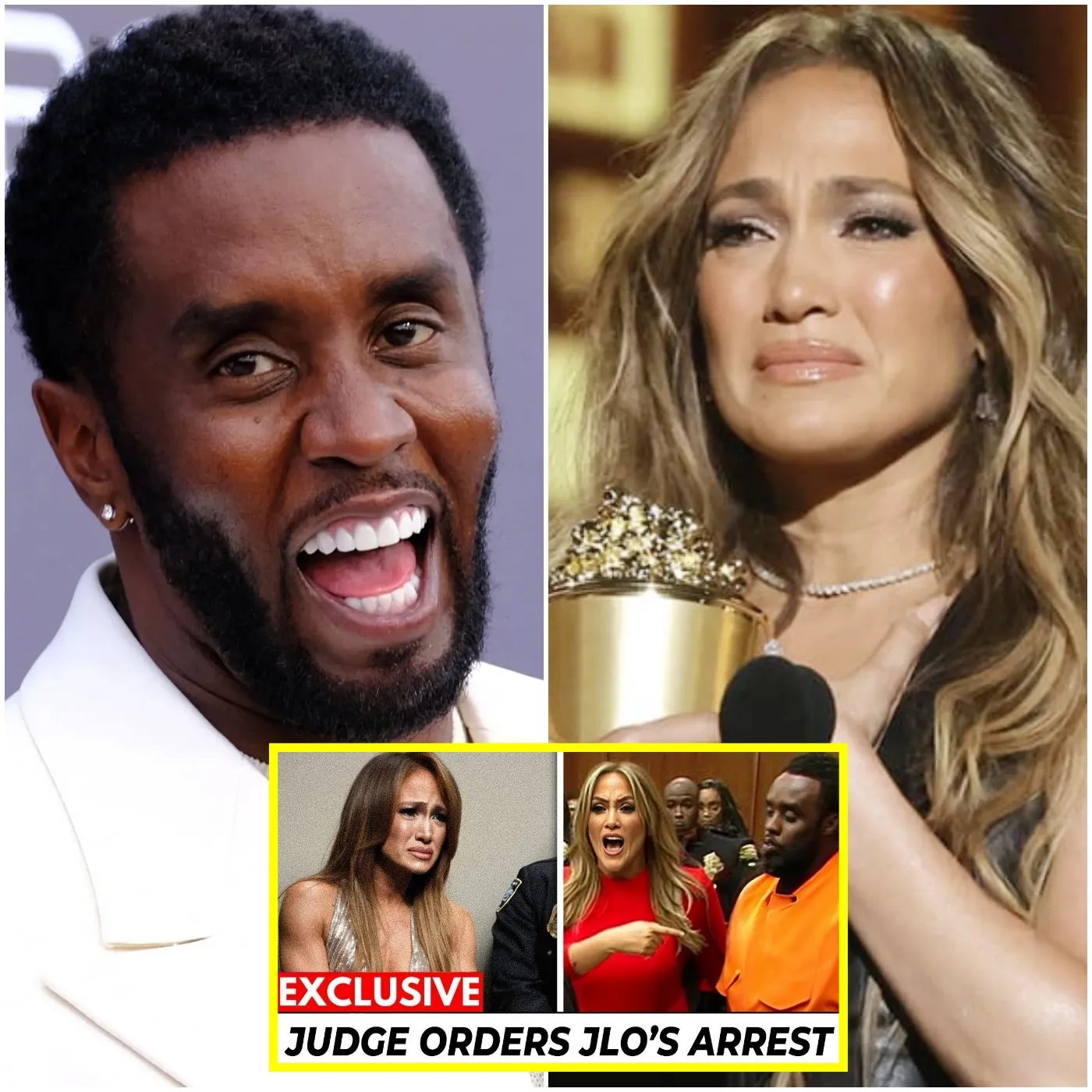 Cover Image for 🚩Diddy sh0ckingly reveals his secrets about Jay Z and Jennifer Lopez while sobbing in court