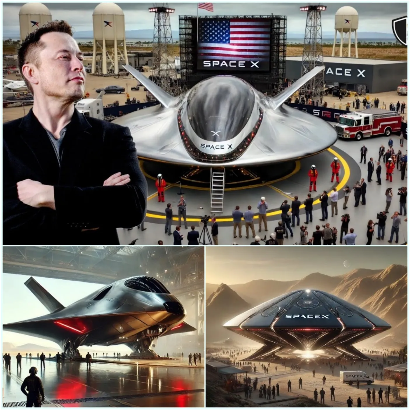 Cover Image for Elon Musk Surprend Le Monde : Lance Un Avion De Combat Ovni Révolutionnaire Qui Défie Toutes Les Lois De La Physique.