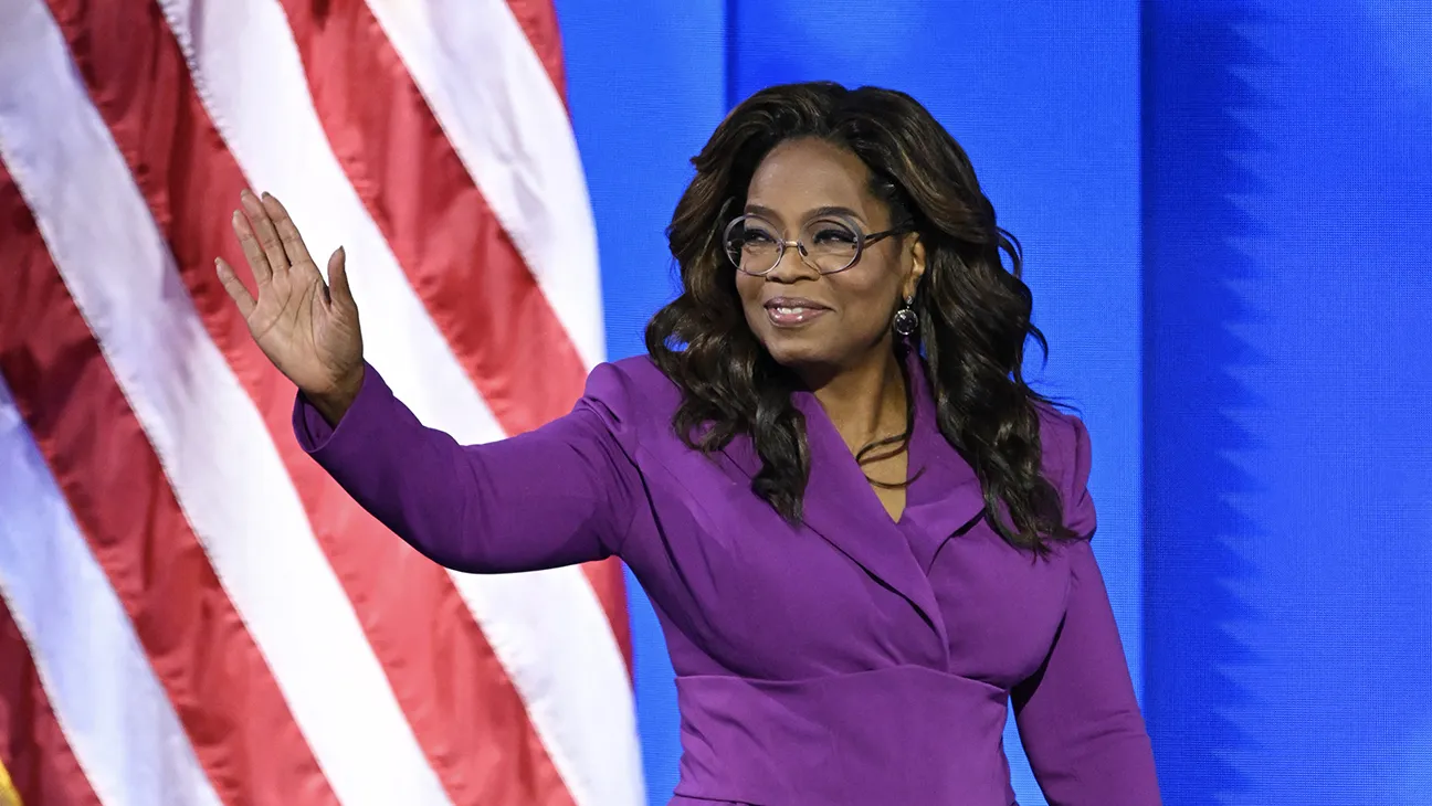 Oprah Winfrey Gives Surprise Speech at DNC Night Three