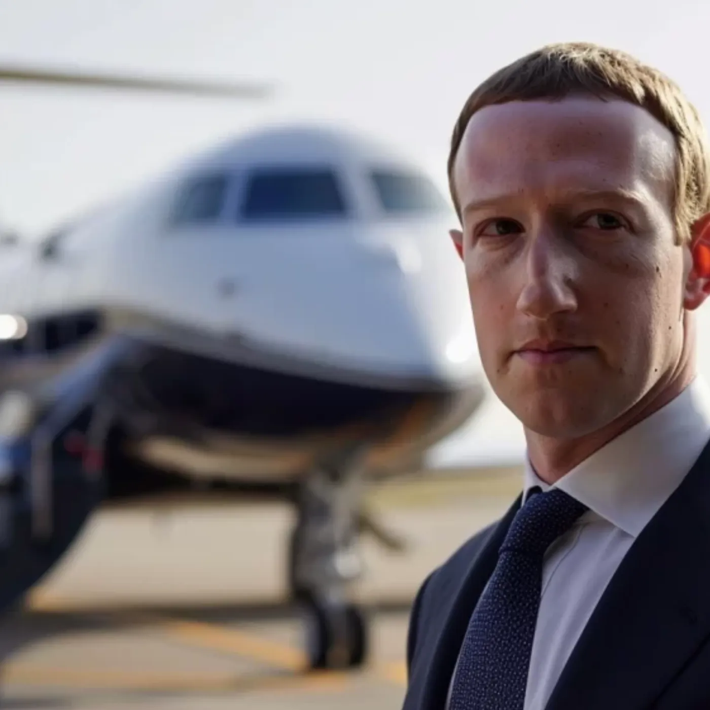 Mark Zuckerberg's jet flies 12,316 km per flight, sparking environmental concerns.