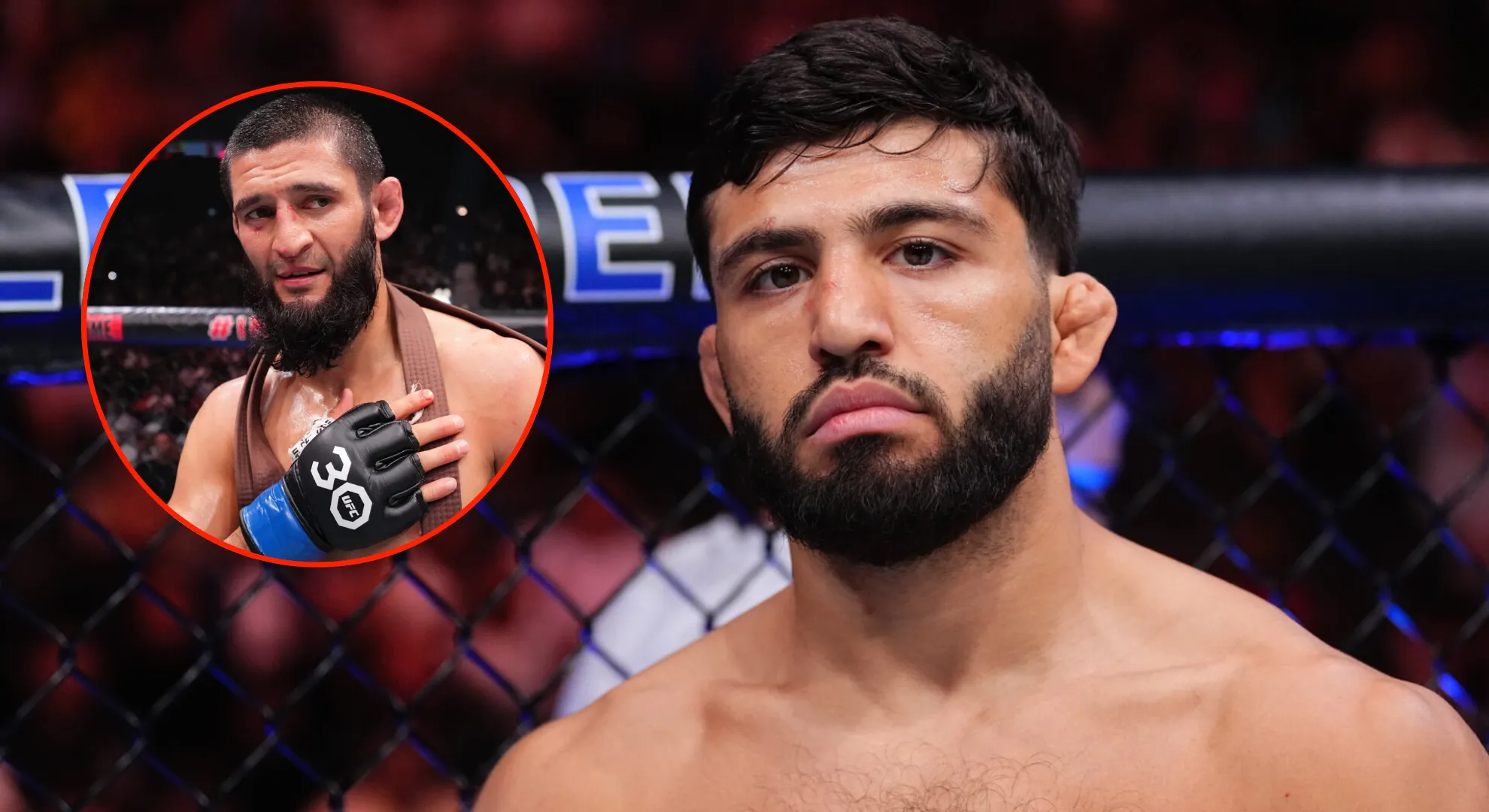 Arman Tsarukyan cites Khamzat Chimaev's 'sensitivity' as one of his key  strengths in footage from UFC vs UFC grappling match