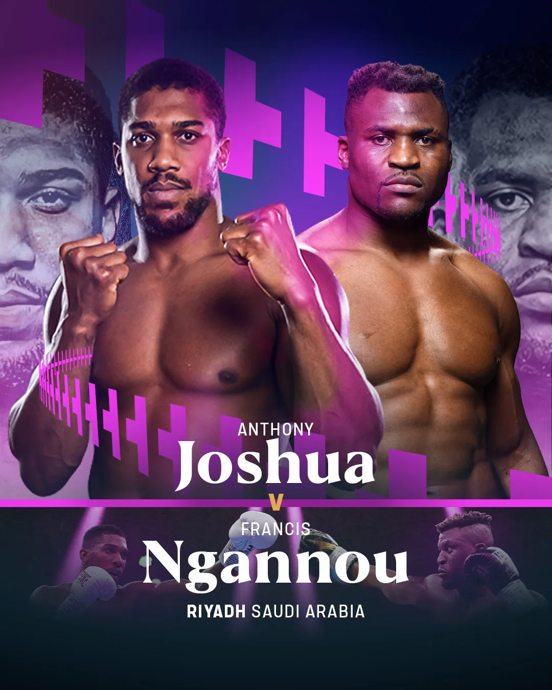 Boxing on TNT Sports on X: IT'S GOING DOWN 😱 Anthony Joshua vs. Francis Ngannou in Riyadh, Saudi Arabia, per @arielhelwani 🥊 / X