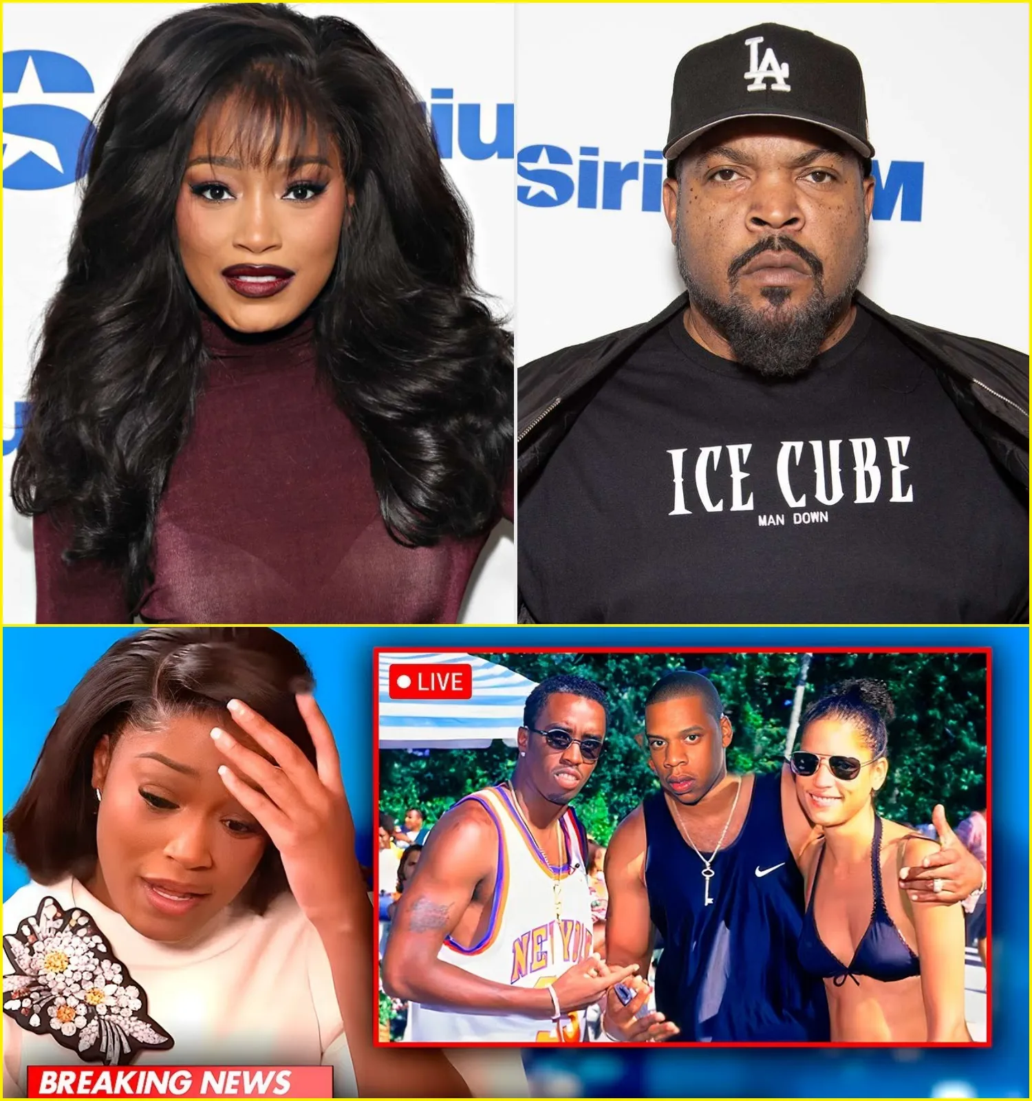 Cover Image for Keke Palmer révèle que Ice Cube l’a sauvée des fêtes de l’industrie | Elle l’a mise en garde contre ces hommes