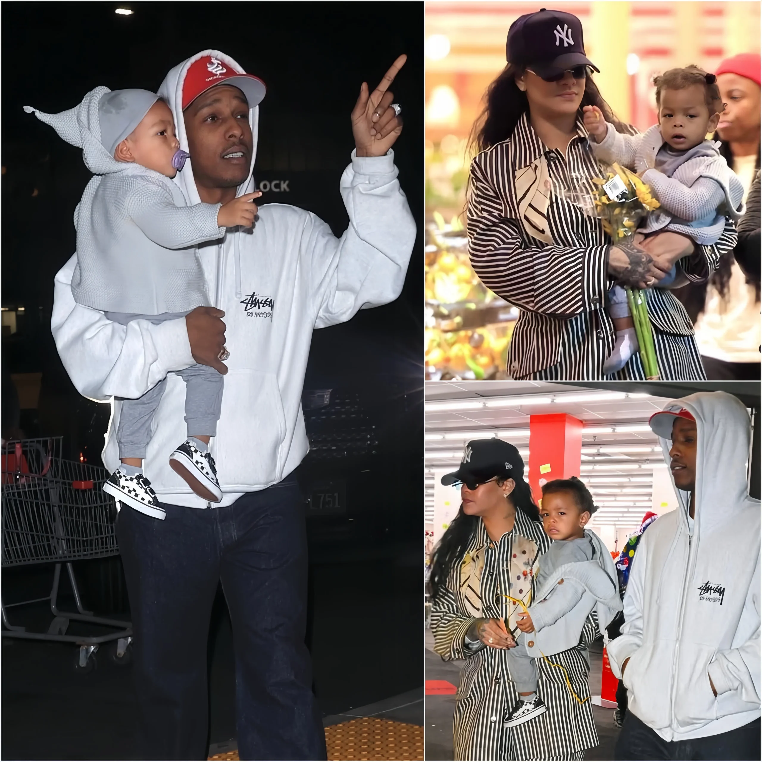 Cover Image for 🔴Rihanna and ASAP Rocky Share Heartwarming Moment with Their Two-Year-Old Son on Family Shopping Spree