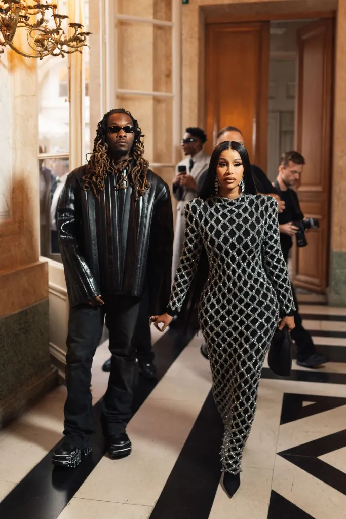 Cardi B and Offset at the Balenciaga after party