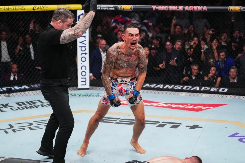 Max Holloway scored 'KO of the Century' that left Justin Gaethje snoring on the canvas and shocked the world at UFC 300