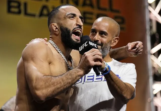 Belal Muhammad reacts to Islam Makhachev persuading Daniel Cormier to control "psychopath" Khabib Nurmagomedov