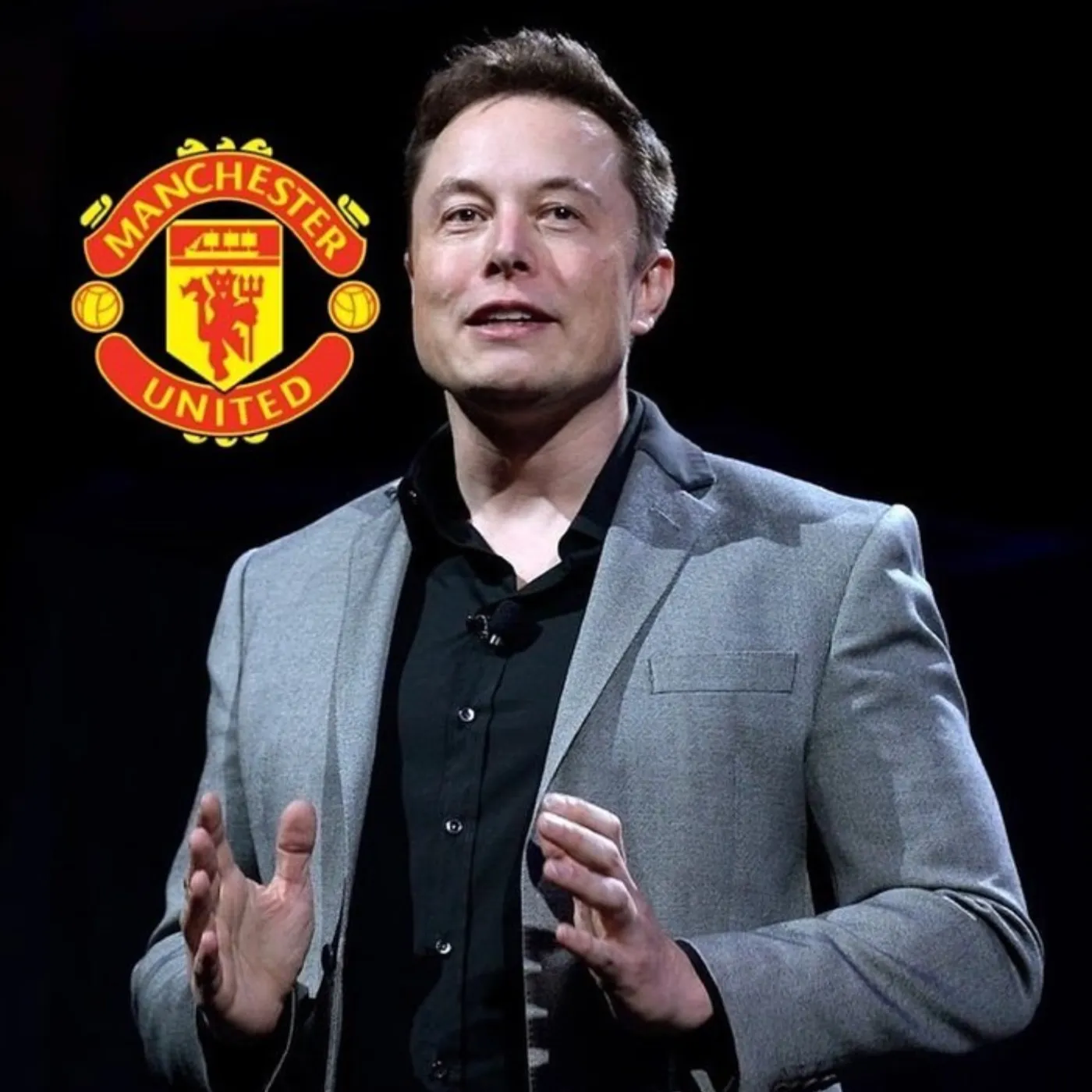 Elon Musk announced he would spend $486 billion to buy Manchester United.