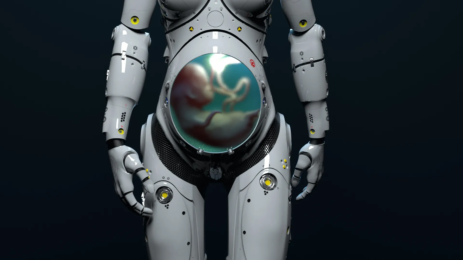 "A future without human pregnancy" Elon Musk creates pregnant robots that will revolutionize motherhood!