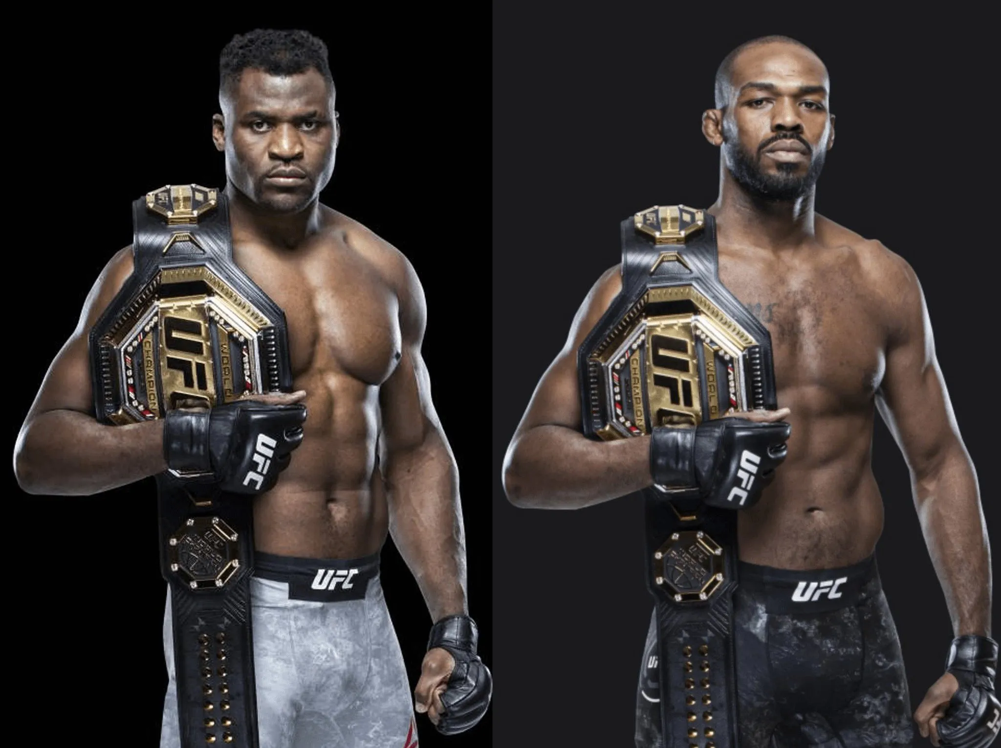 Home of Fight on X: "The UFC really photoshoped Jon Jones arm on Francis Ngannou when he won the Heavyweight Title lmao https://t.co/BXVzoEcNi1" / X