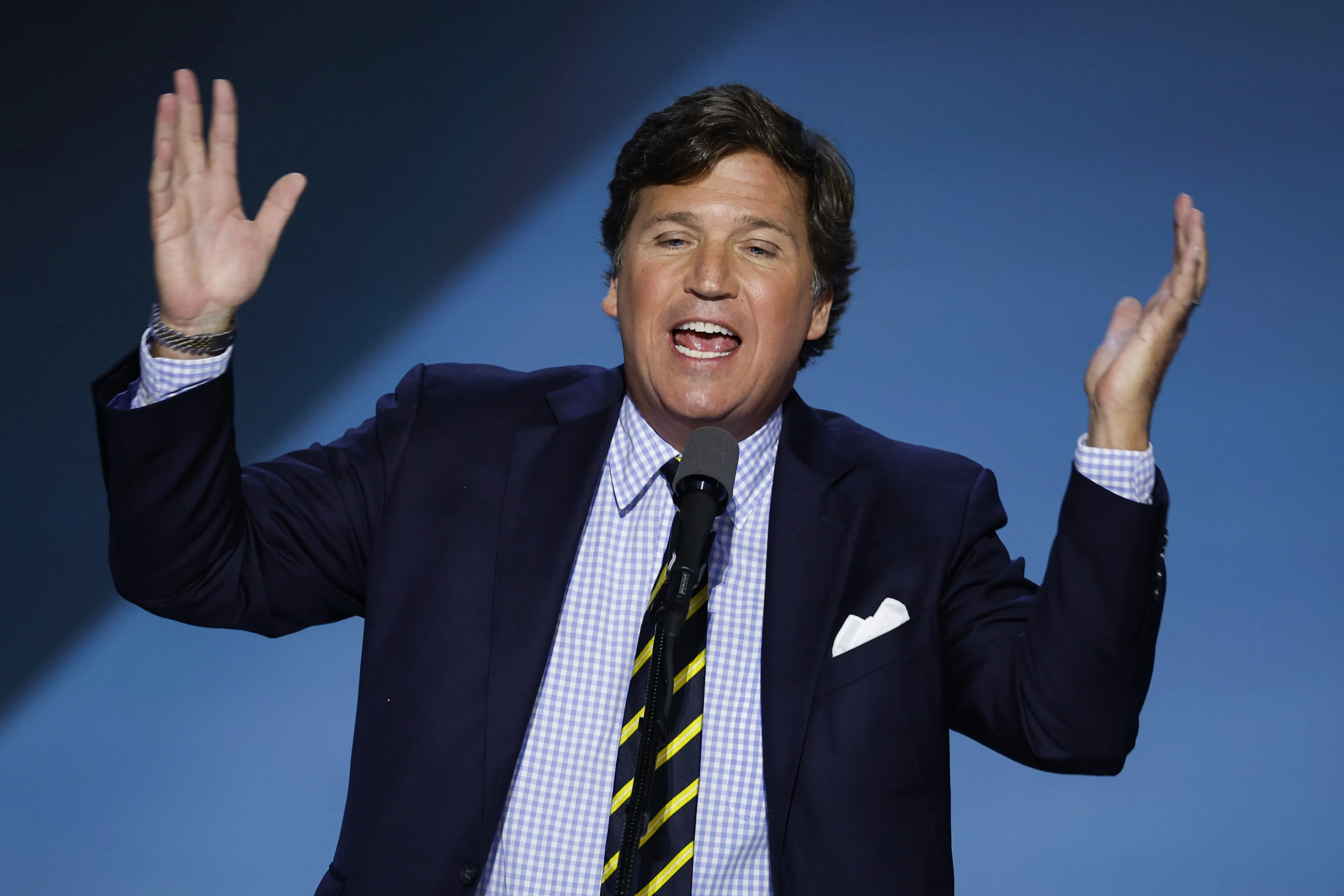 Tucker Carlson Had the Most Popular New Show on Apple Podcasts in 2024