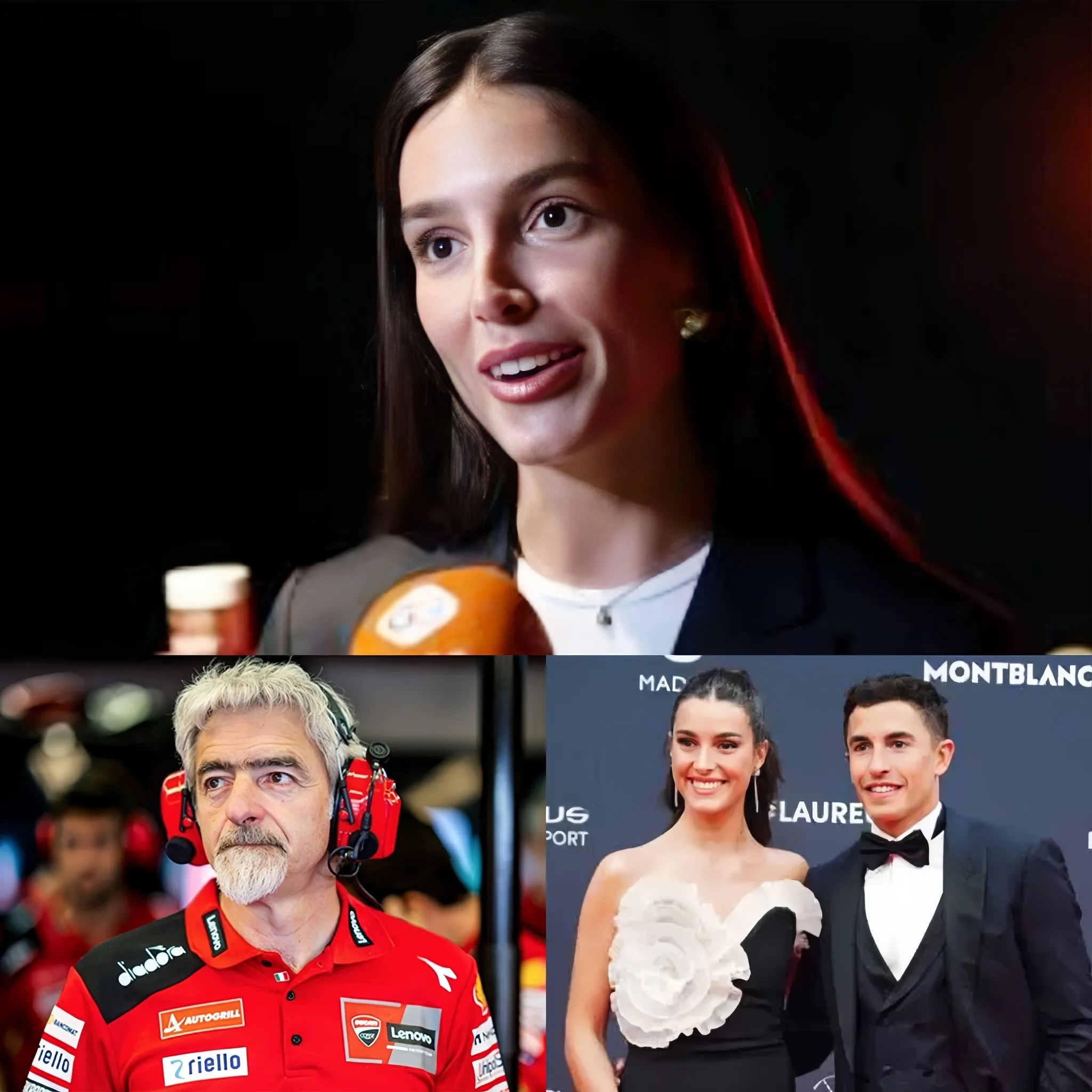 Cover Image for La fidanzata Gemma Pinto ha detto con sicurezza: “L’apparizione di Marc Marquez nel garage del team ufficiale Ducati porta davvero un tono diverso” e ha rilasciato una dichiarazione sorprendente su Marquez per il 2025