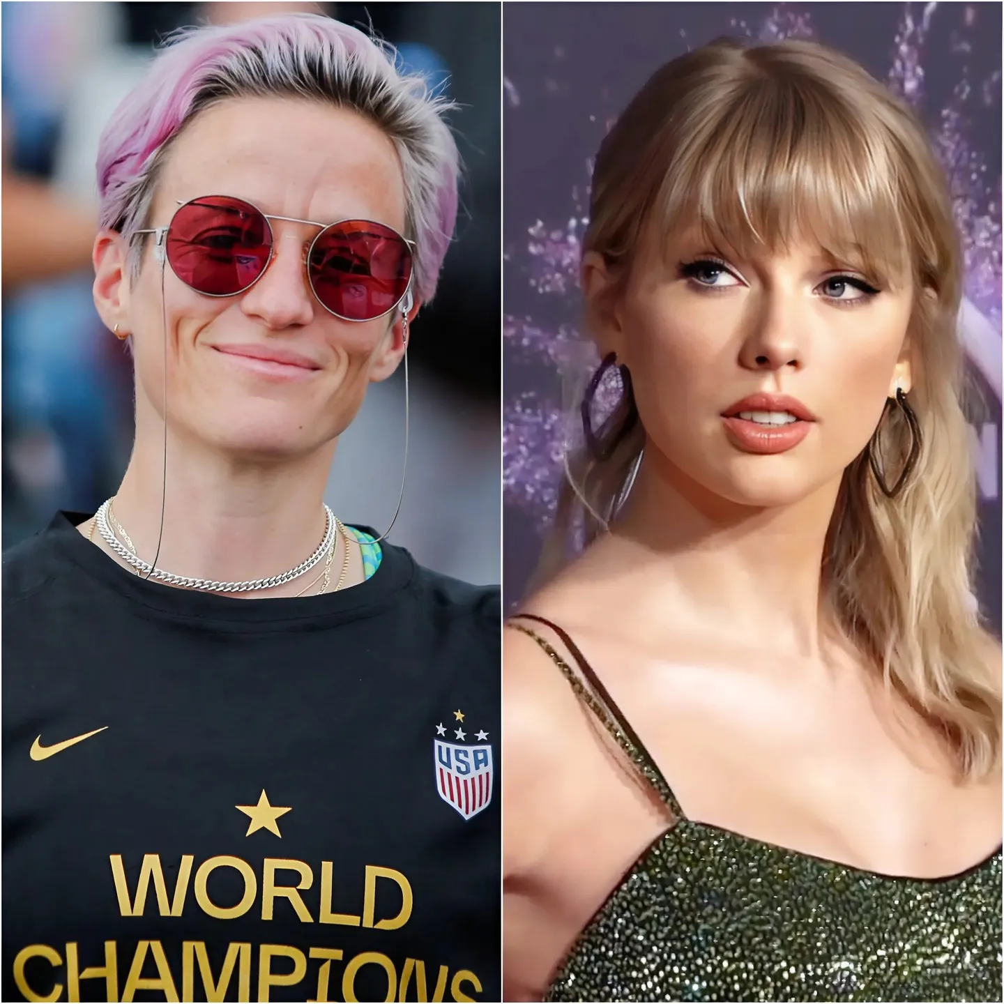 Cover Image for Megan Rapinoe Affirme Que La NFL Et Les Chiefs De Kansas City Ont Payé Taylor Swift Pour Assister À Des Matchs, Et Déclare : « Je Le Mérite Aussi »