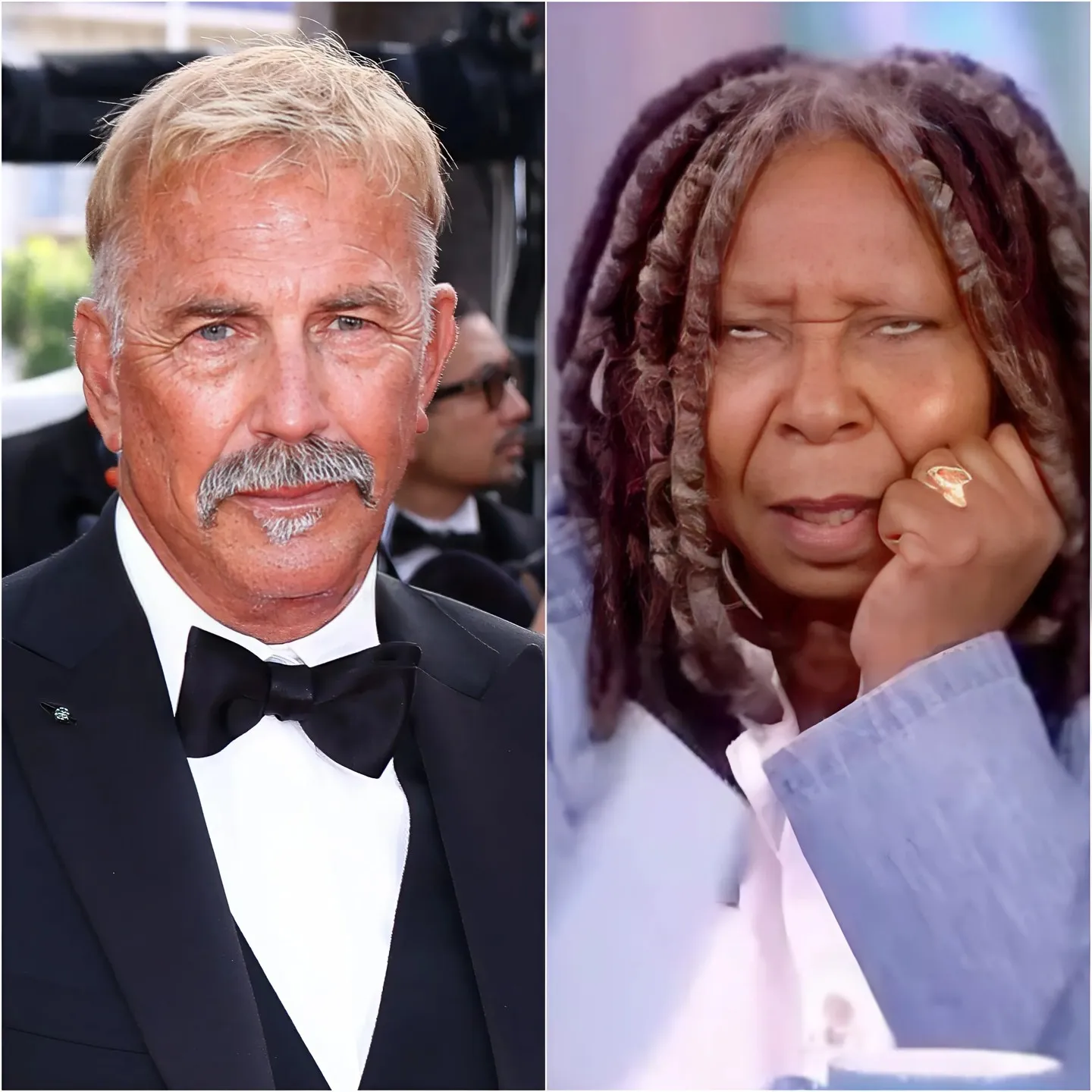 Cover Image for Kevin Costner Refuse De Partager La Scène Avec Whoopi Goldberg Aux Oscars, Déclenchant Une Énorme Controverse