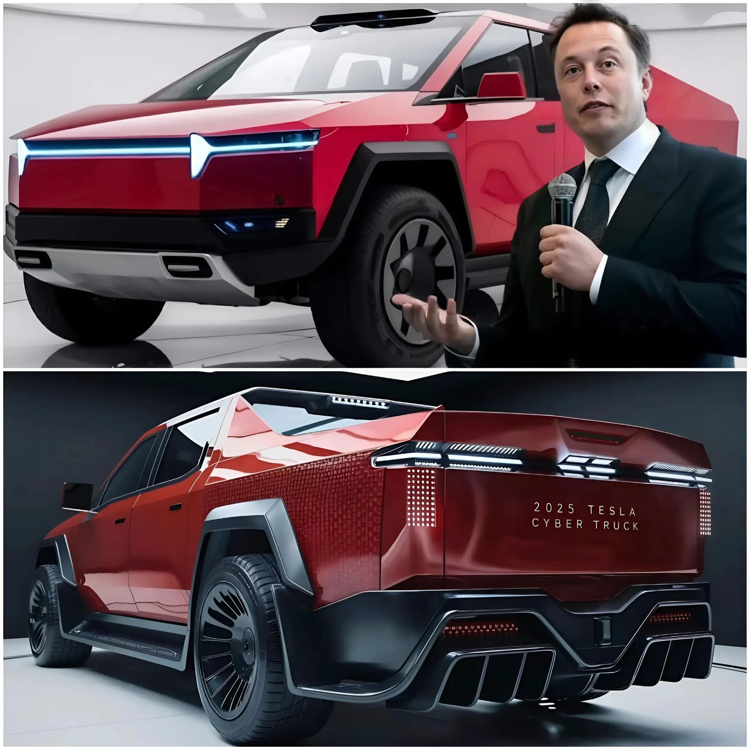 Cover Image for El CEO Elon Musk revela el nuevo diseño de Cybertruck 2025 de Tesla: ¡Un cambio de juego que no creerás!