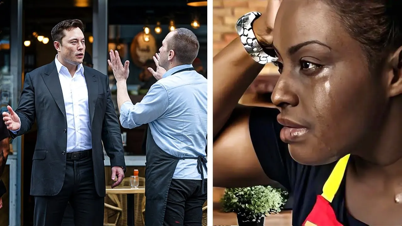 Restaurant manager kicks out black waitress, then Elon Musk shows up and does the unthinkable!