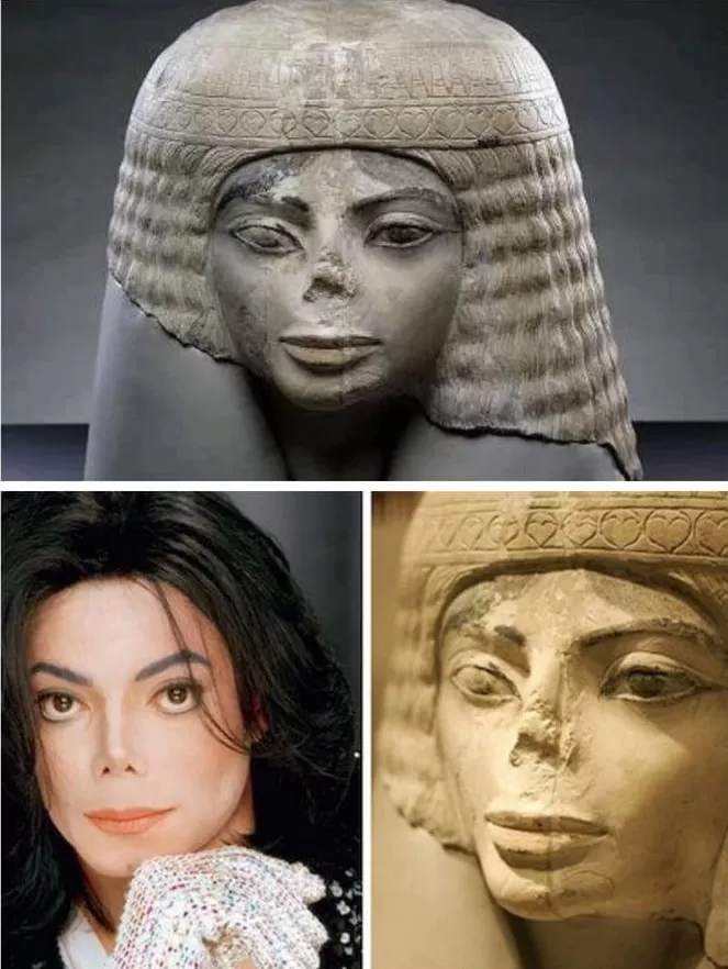 Ancient statue with face identical to that of King of Pop Michael Jackson is discovered - Photo 1