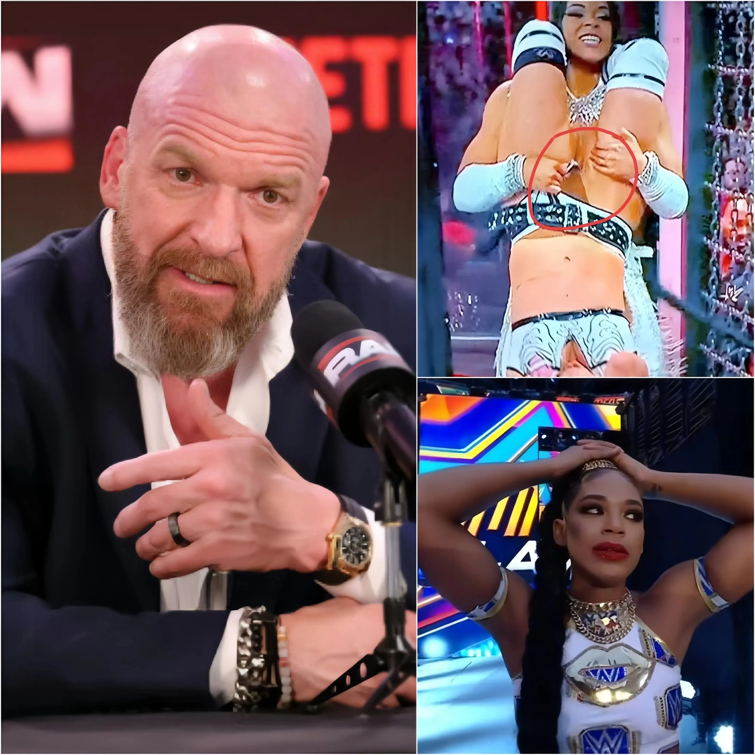 Cover Image for SHOCKING: Triple H PERMANENTLY FIRES Bianca Belair from WWE After She Crossed the Line, Leading to a Rising Female Star’s Wardrobe Malfunction!