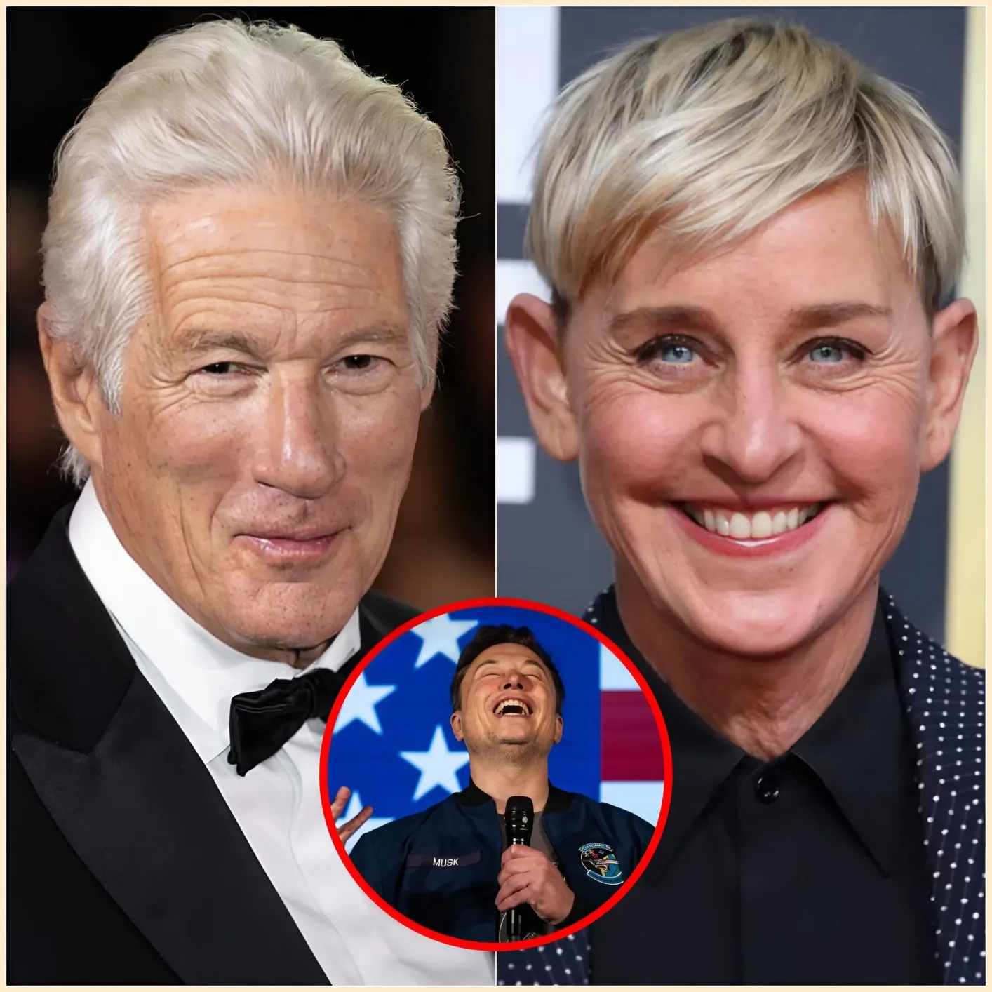 Cover Image for HOLLYWOOD BOMBSHELL: Richard Gere And Ellen Degeneres Flee In Panic To Italy After Elon Musk Utters 8 Shocking Words That Have Shaken The Elite