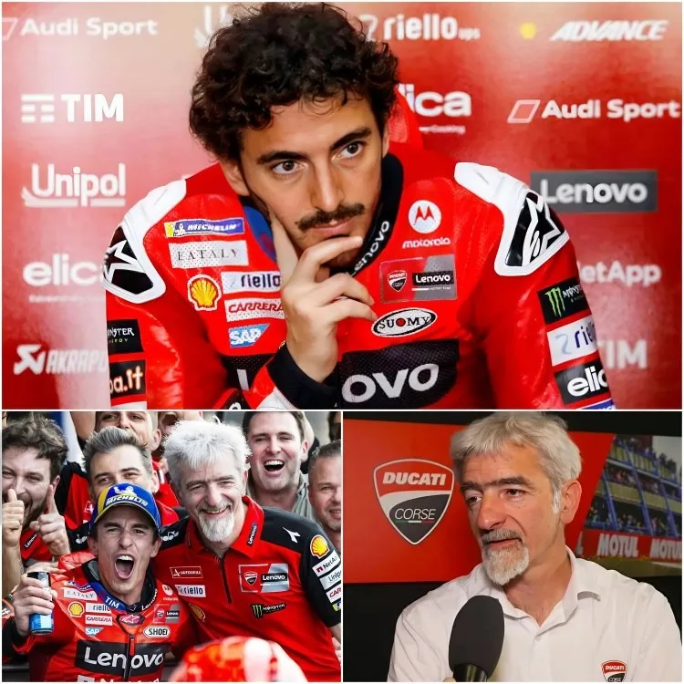 Cover Image for “FAVOR Marquez OVER ME” Francesco Bagnaia angrily claims that Ducati is neglecting him, and that is why his top performance has deteriorated since 2025.
