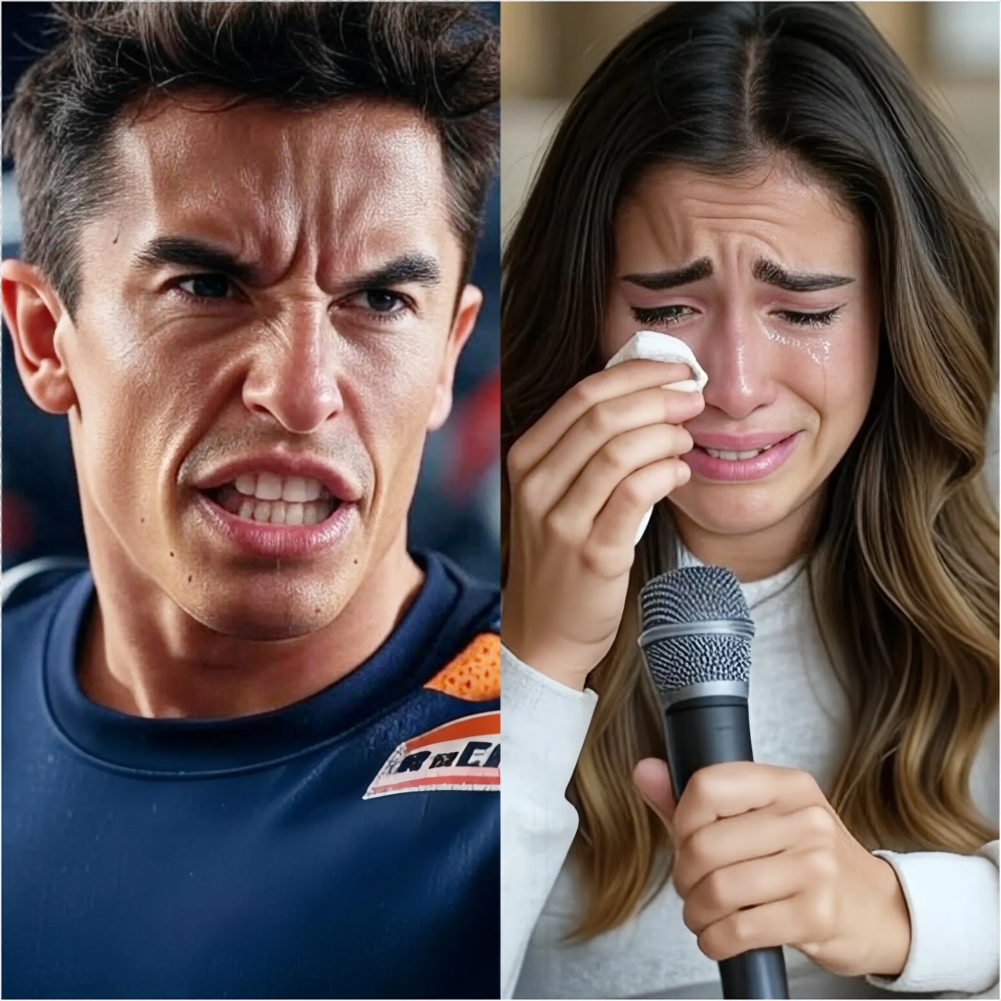 Cover Image for “She makes me lose concentration,” Marc Márquez revealed, adding that he will not meet his girlfriend Gemma Pinto to prepare for the MotoGP of Spain, and his girlfriend burst into tears!