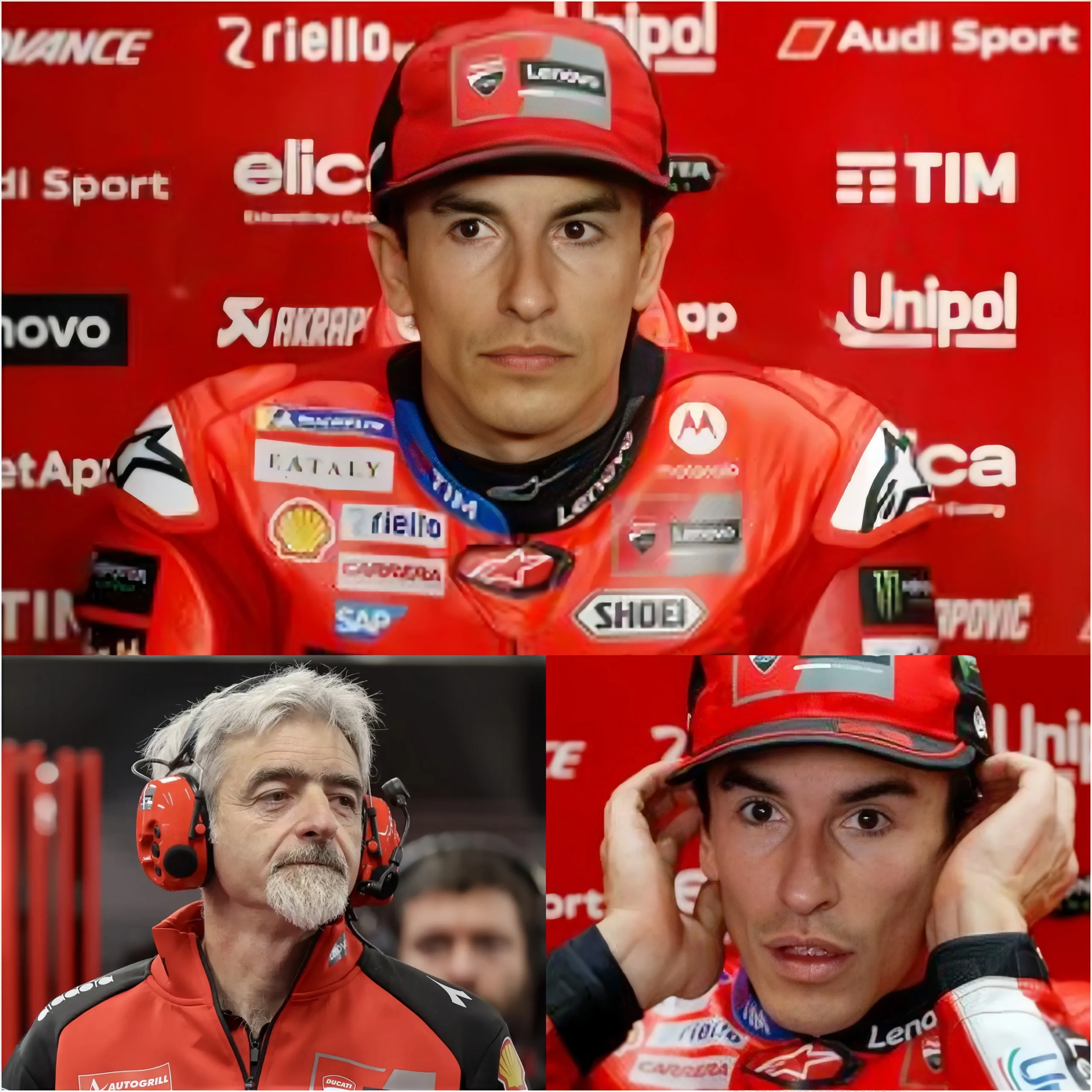 Cover Image for Il direttore della gara spagnola chiede l’intervento della FIM per escludere Marc Marquez dal campionato dopo l’incidente controverso al MotoGP di Qatar. Marquez risponde con fermezza, coinvolgendo Luigi Dall’Igna e rivelando una sconvolgente verità!