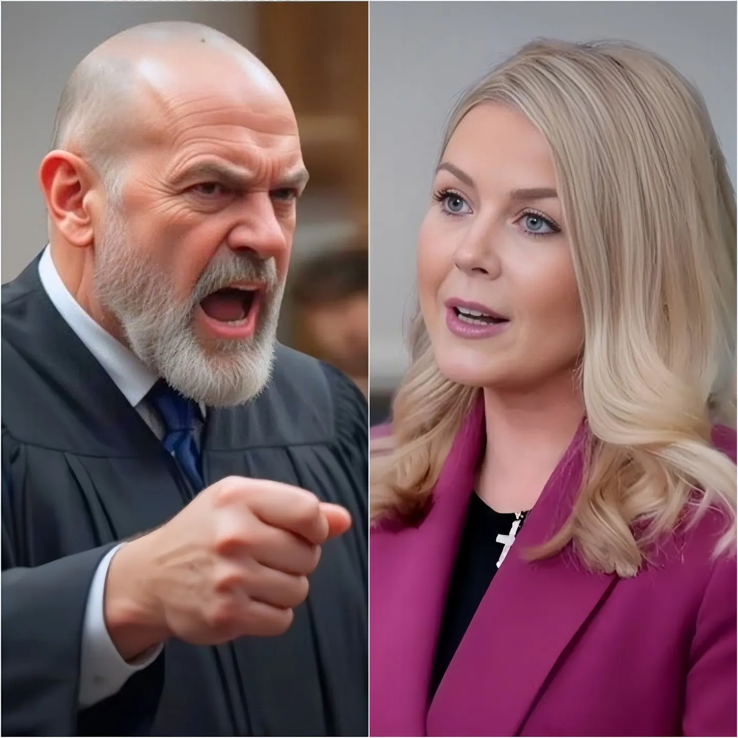 Cover Image for Judge Fined Leavitt $100K for Insulting Biden, 7 Minutes Later, Bondi Cuffed Him