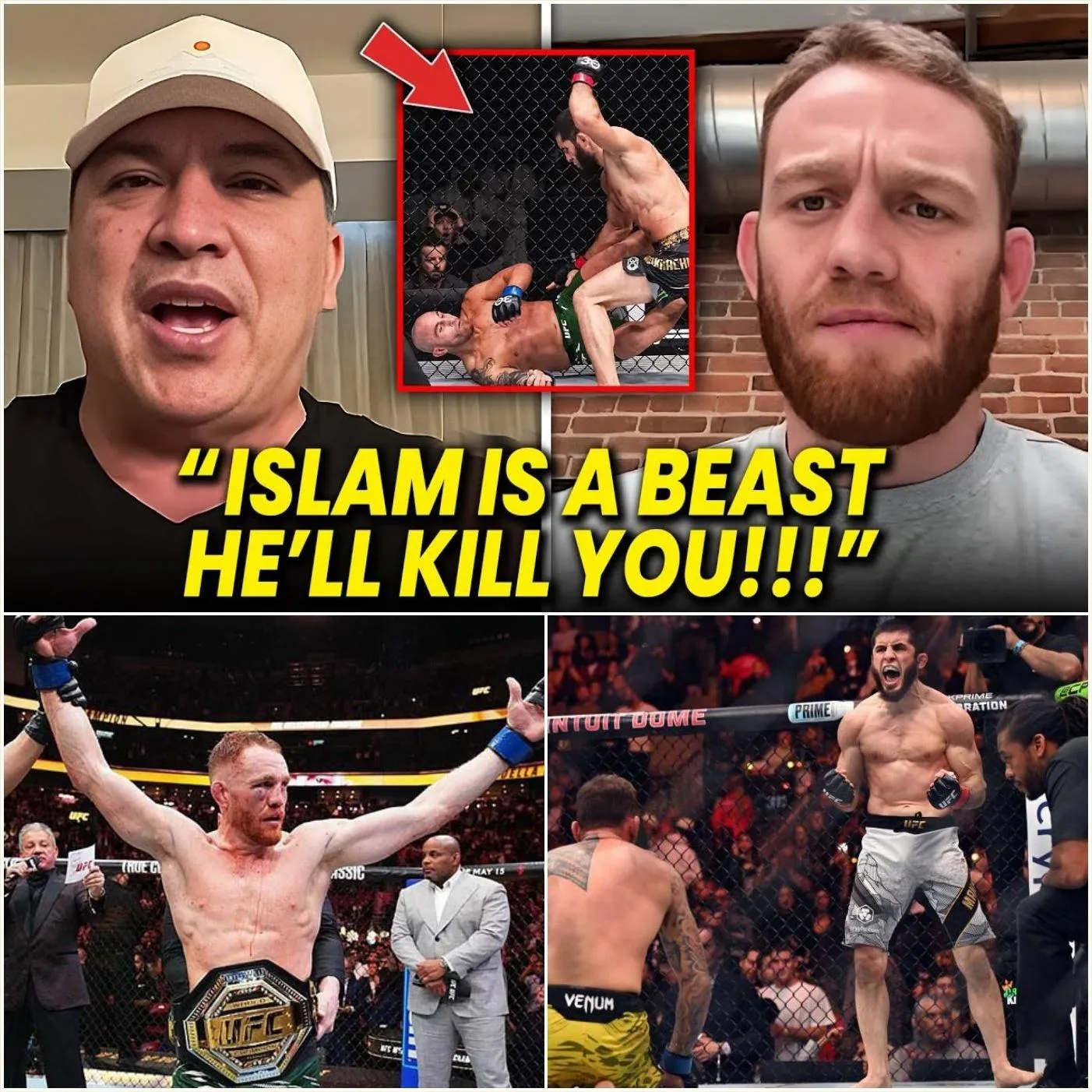 Cover Image for Hot News: Islam Makhachev’s Coach Javier Mendez Shared Shocking Secrets About Islam Ahead of JDM Fight!!!
