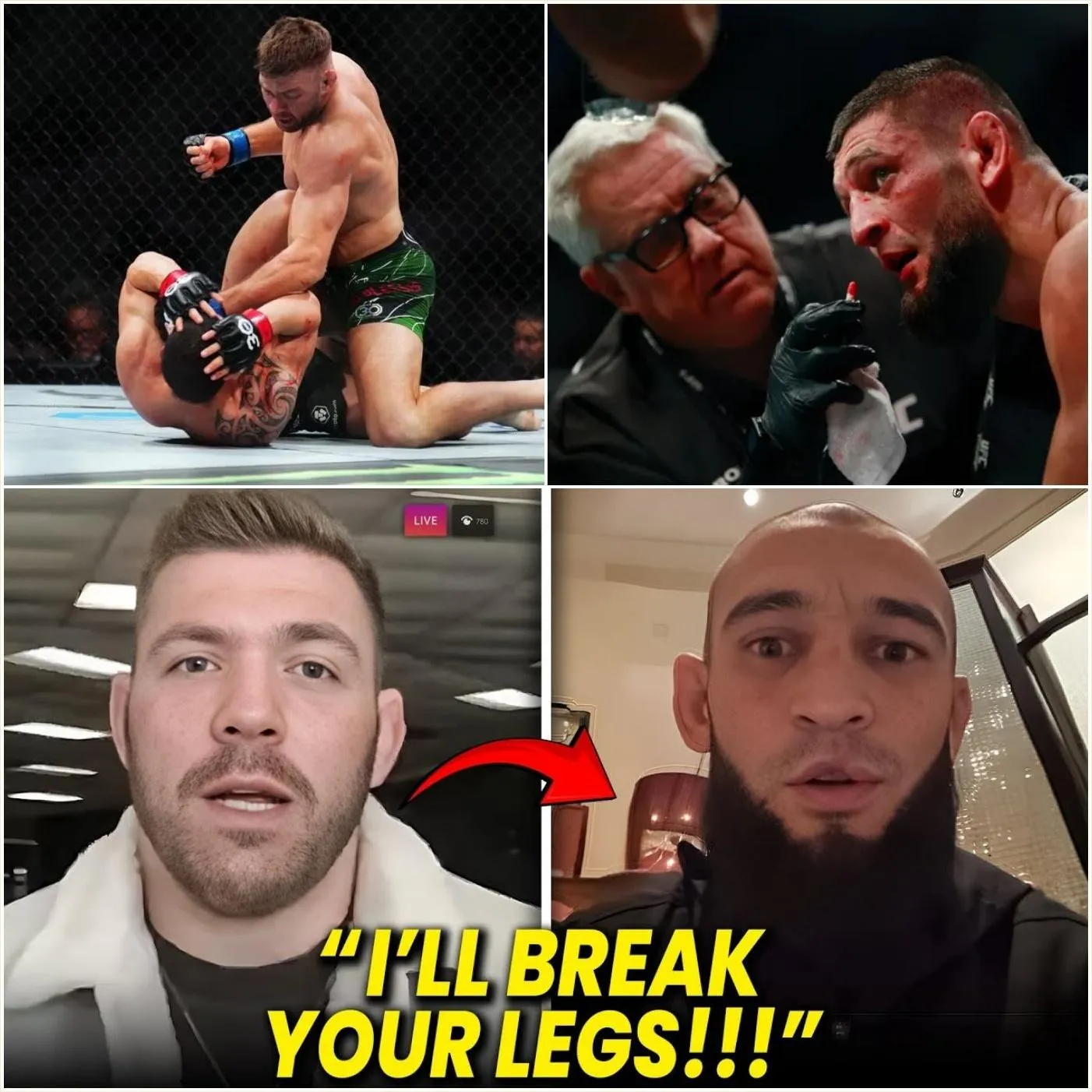 Cover Image for SHOCKING THREAT! Dricus Du Plessis sends FINAL warning to Khamzat Chimaev