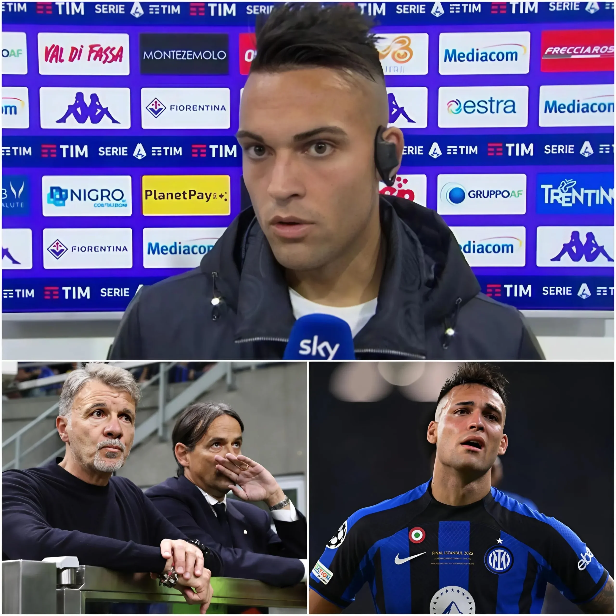 Cover Image for NOTIZIA SCANDALOSA: Lautaro Martínez rilascia una dichiarazione shock di sole 12 parole dopo il pareggio con la Lazio, rischiando di perdere lo Scudetto, e accusa i Biancocelesti di corruzione.