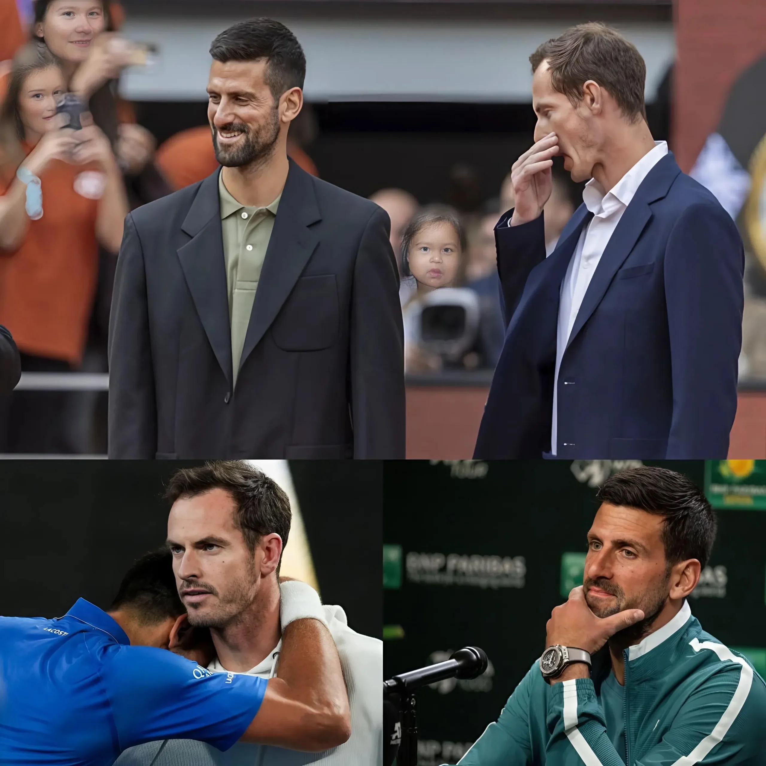 Cover Image for El ex número uno del mundo Andy Murray hizo una audaz predicción de ocho palabras sobre el “FUTURO” de Djokovic en Roland Garros: “Es solo un veterano, no una leyenda”. La reacción de Djokovic sorprendió al mundo del tenis, y muchos coincidieron con ella.