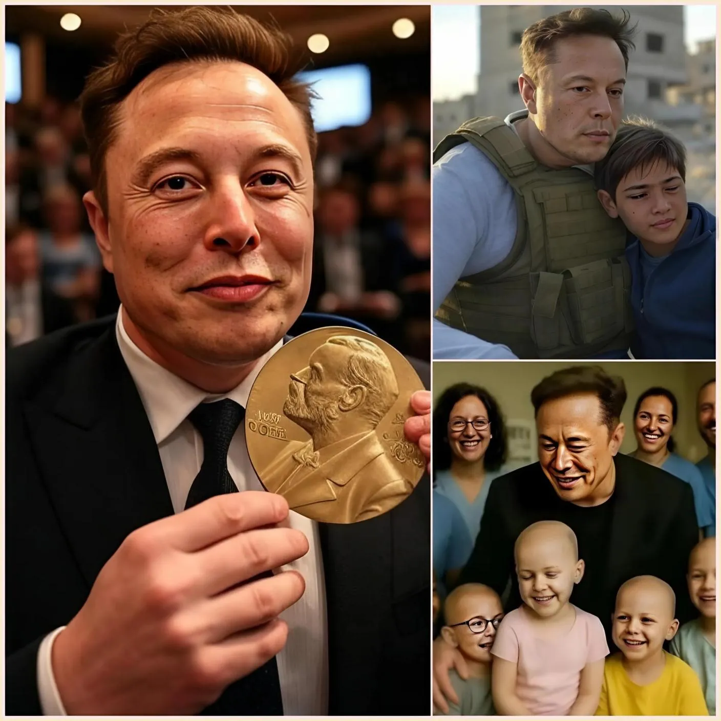 Cover Image for ¡ÚLTIMAS NOTICIAS! Elon Musk Ha Sido Nominado al Noble Premio Nobel de la Paz por Sus Acciones Nobles en Beneficio del Mundo! Lo Que Hizo Después Cambió la Vida de la Gente, Dejando a Todos Mudos de Asombro…