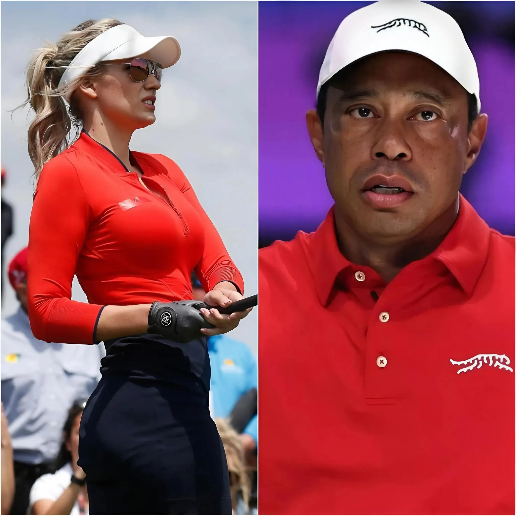 Cover Image for Paige Spiranac’s bizarre confession about Tiger Woods’ smell: We opened the club, narrow stance…