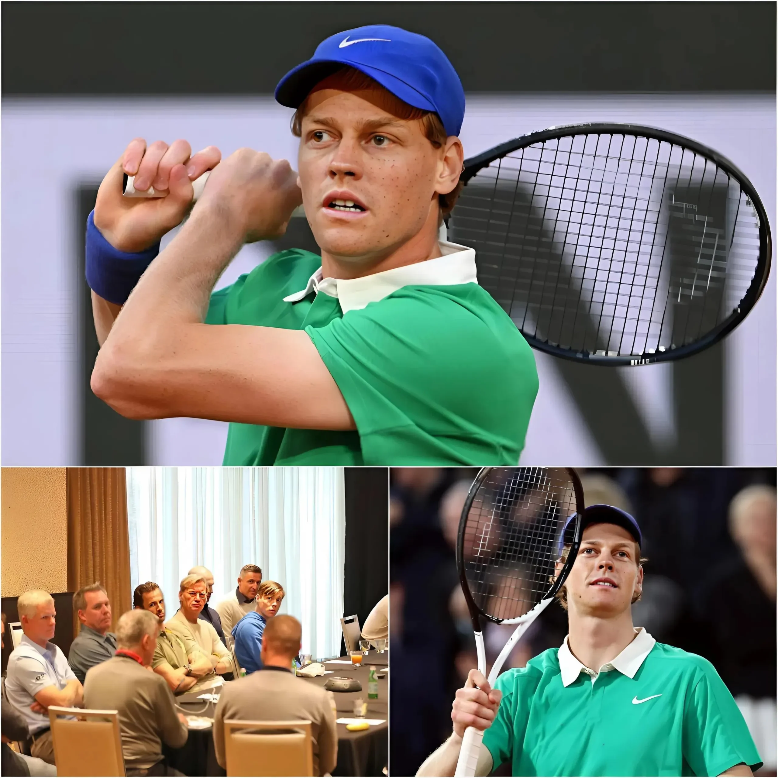 Cover Image for ESCLUSIVA: La racchetta finale del Roland Garros di Jannik Sinner si rompe inspiegabilmente durante l’ispezione. L’ITF indaga. “Promuoviamo sempre il fairplay”, i tifosi italiani chiedono prove dopo che il Roland Garros fa un annuncio sorprendente che potrebbe avere ripercussioni sul tennista numero 1 in Italia…