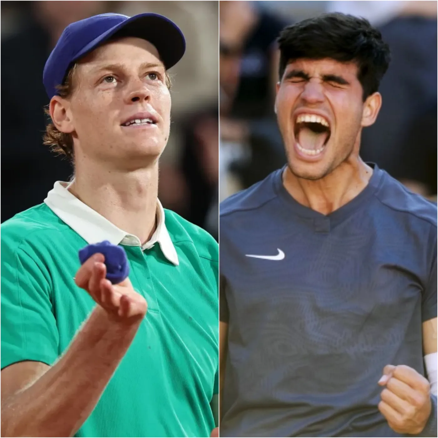 Cover Image for “El truco sigue siendo el truco” Después de ganar el título del Abierto de Francia, Carlos Alcaraz realizó una extraña acción al gritar en voz alta: “Él tiene algo en su bebida”, refiriéndose a cómo la energía de Sinner aumentó en el quinto set, lo que hizo que Carlos sospechara y pidiera a los organizadores que lo verificaran, revelando una verdad impactante…