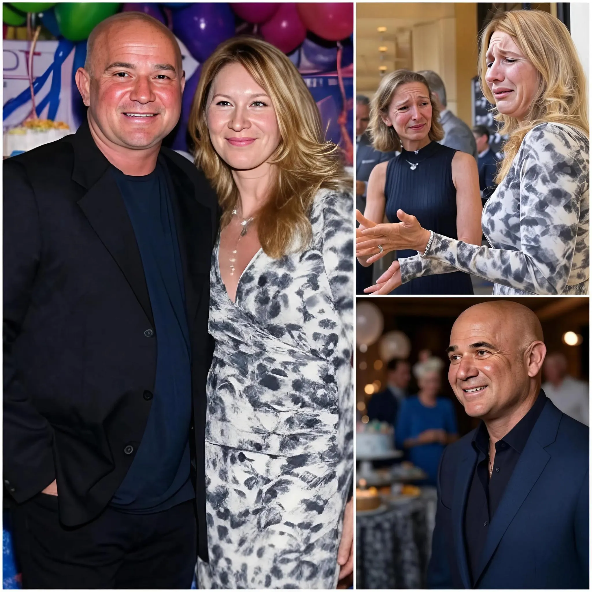 Cover Image for Steffi Graf, the legendary former tennis player with exceptional beauty and talent, just fulfilled a special promise to her husband, Andre Agassi, during her 56th birthday celebration. However, what brought her to tears was the unexpected appearance of a special person, which made her entire family unable to stop crying.