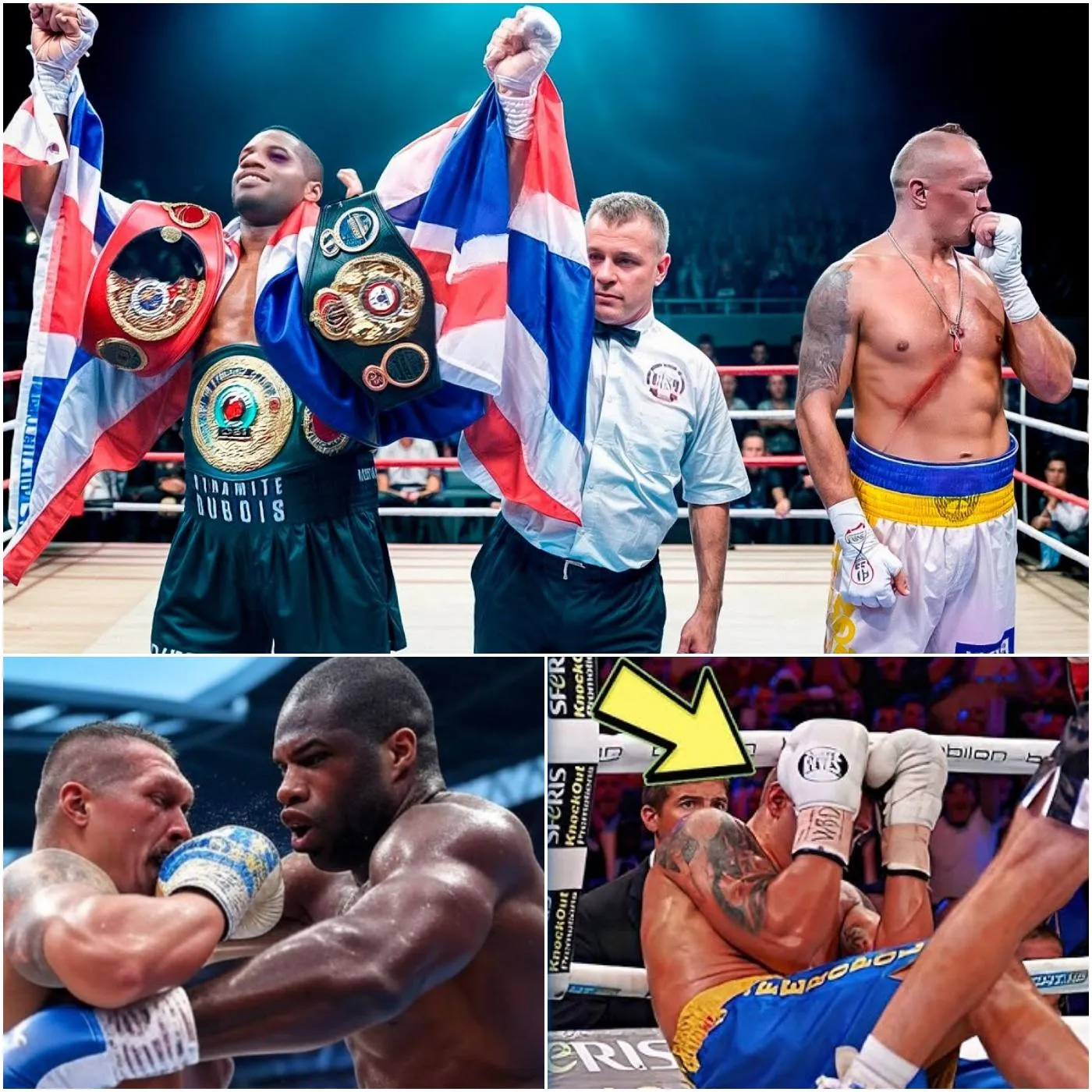 Cover Image for 🔥 HISTORIC SHOCK IN THE RING! Daniel Dubois KNOCKS OUT Usyk WITH A CONTROVERSIAL PUNCH – Referee UNDER FIRE for a stunning decision that has left the whole world STUNNED!