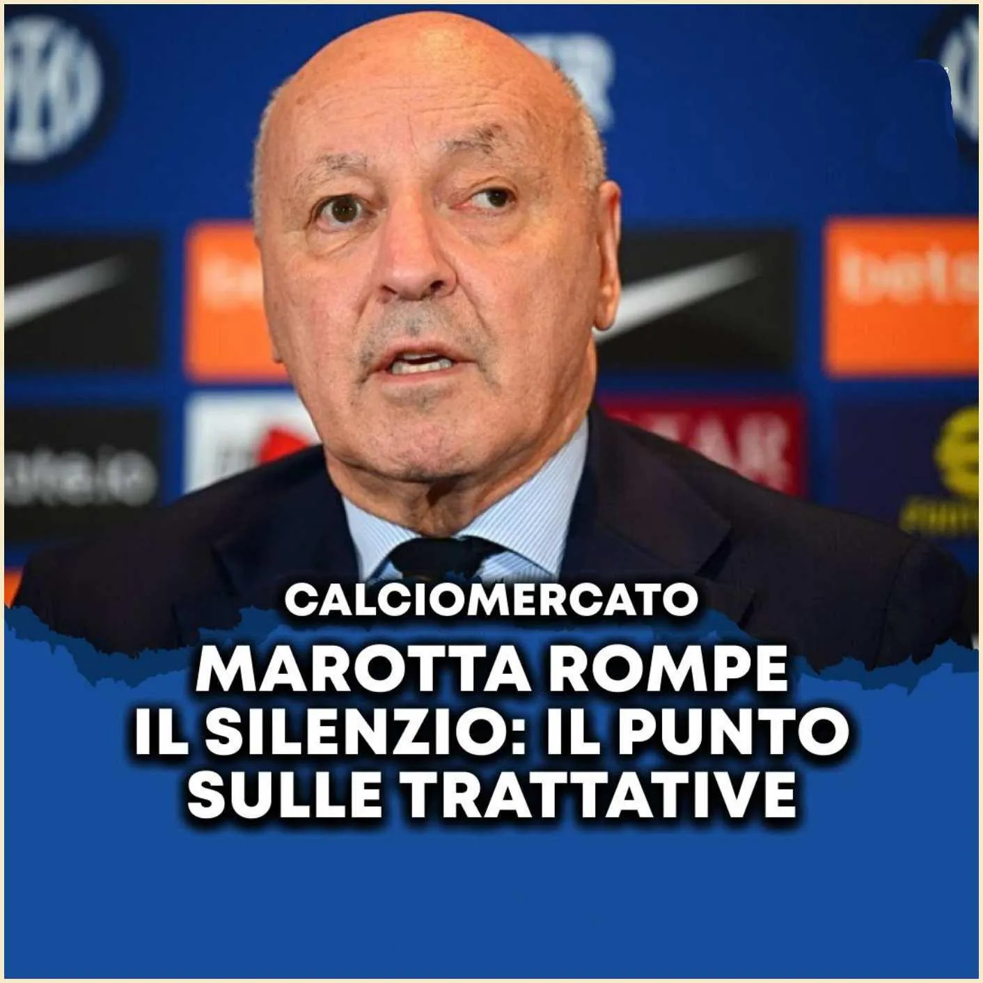 Cover Image for Calciomercato Inter, Marotta rompe il silenzio: il punto sulle trattative ⤵️