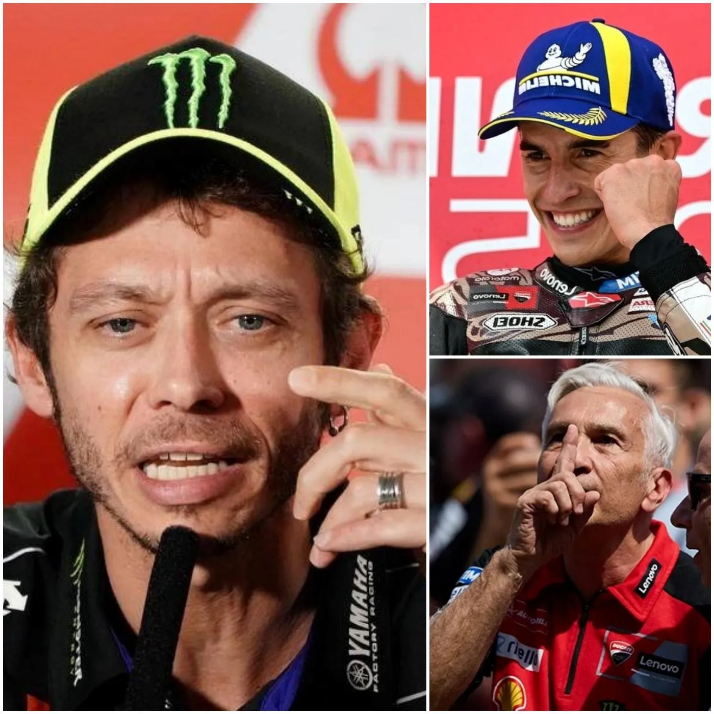 Cover Image for 🚨 Rossi non stava scherzando! “MotoGP? Meglio chiamarla Coppa Ducati” – Una provocazione satirica controversa! 👀👇