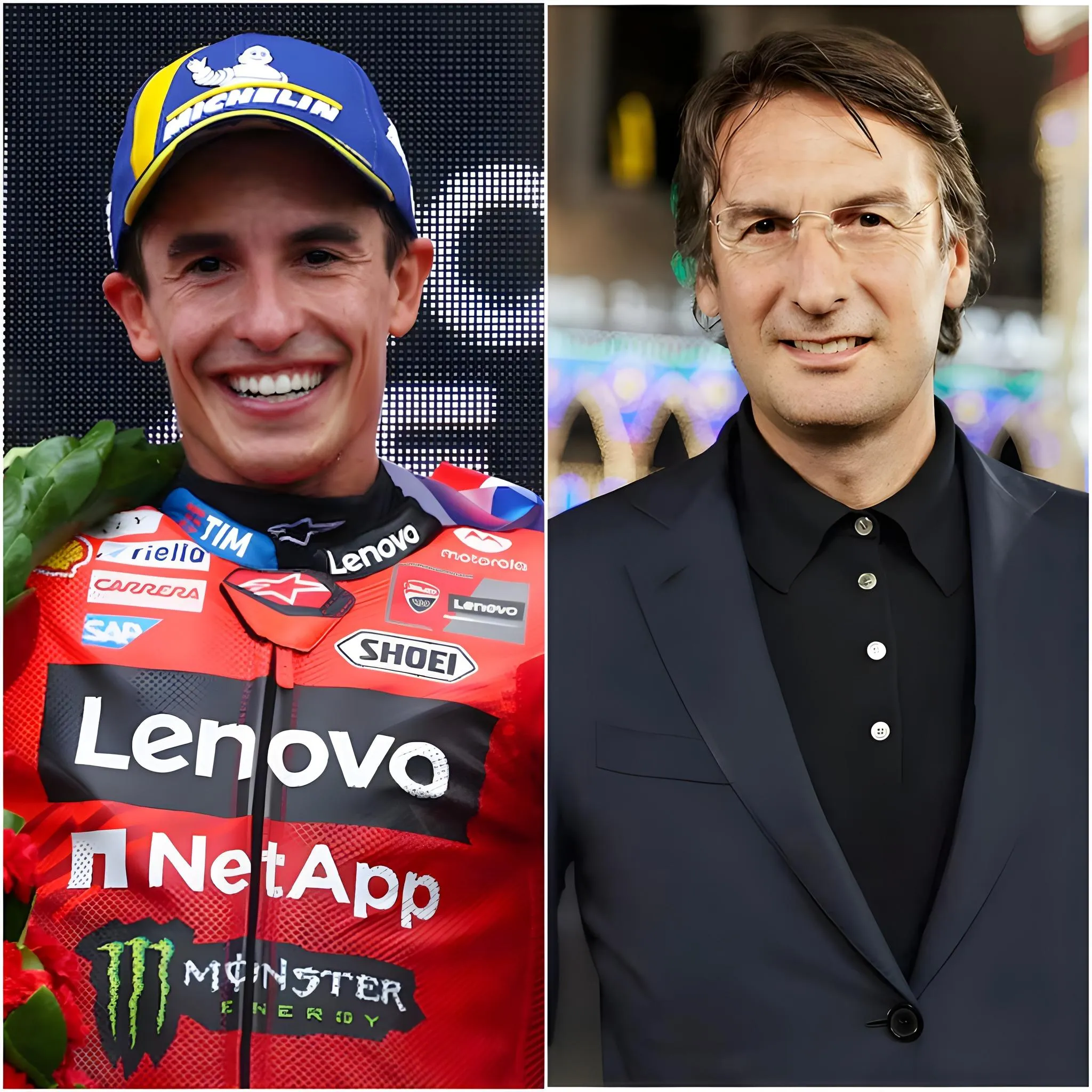 Cover Image for El CEO de Louis Vuitton, Pietro Beccari, ofrece a Marc Márquez un contrato de embajador de marca de 5 años con términos sorprendentes e incentivos personales.