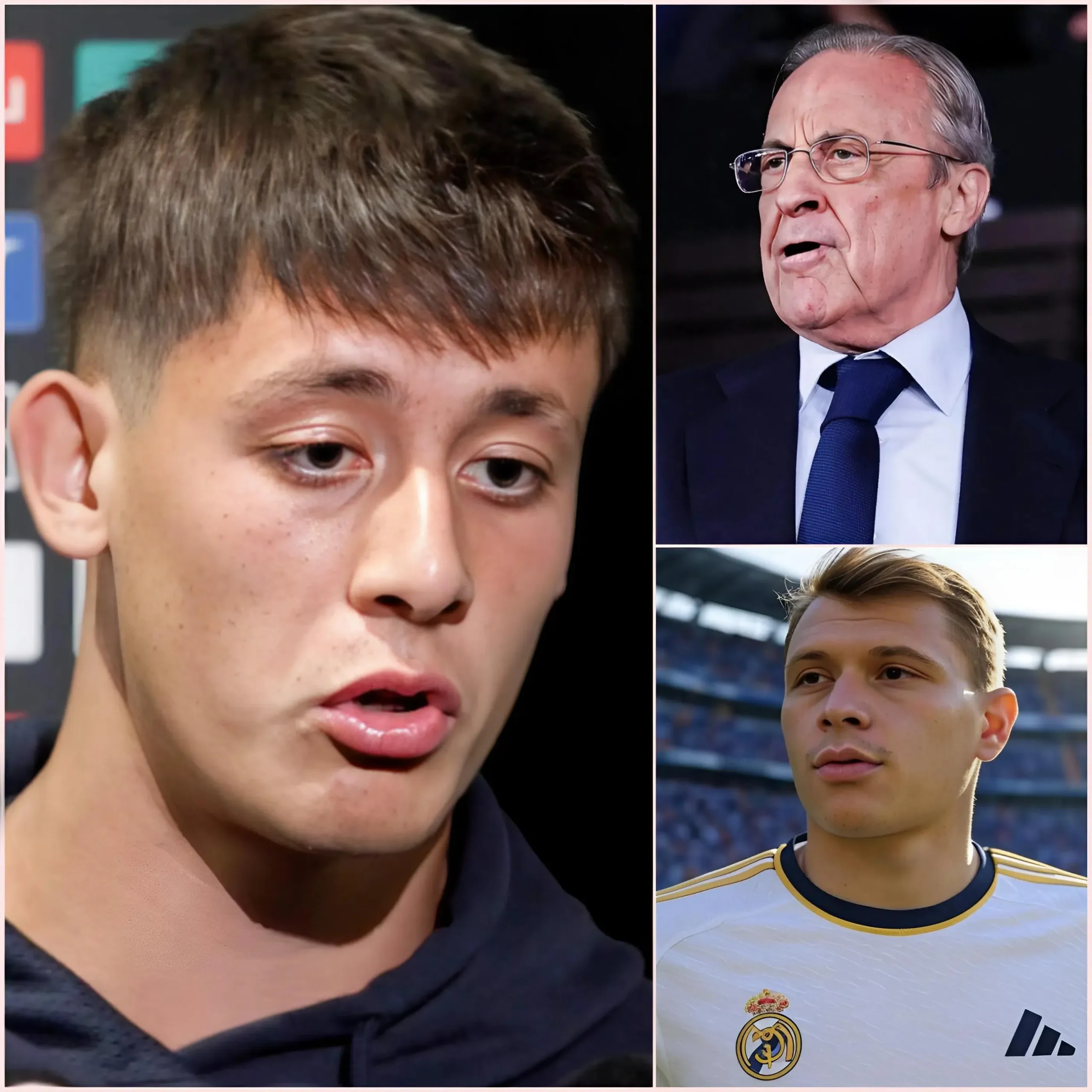 Cover Image for Arda Güler, Nicolo Barella’nın Inter Milan’dan Real Madrid’e Luka Modric’in yerine transfer edilmesinin ardından 12 KELİMELİK GÜÇLÜ BİR SÖZ söyledi ve başkan Perez’in hemen Arda Güler’e cevap vermesine neden oldu!!