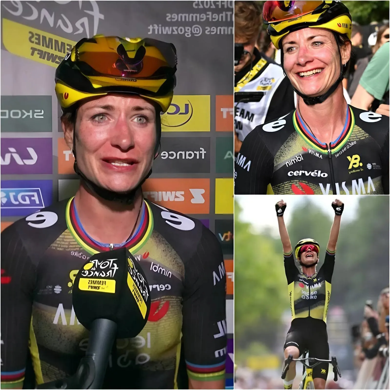 Cover Image for “BRISER LE SILENCE” Marianne Vos ha risposto fermamente alle critiche dopo aver agito in modo un po’ esuberante, anche se si trovava solo alla prima tappa del Tour de France Femmes 2025, dove era stata sottovalutata. Ma con una fiducia straripante, la risposta di Marianne Vos ha messo a tacere tutti…!
